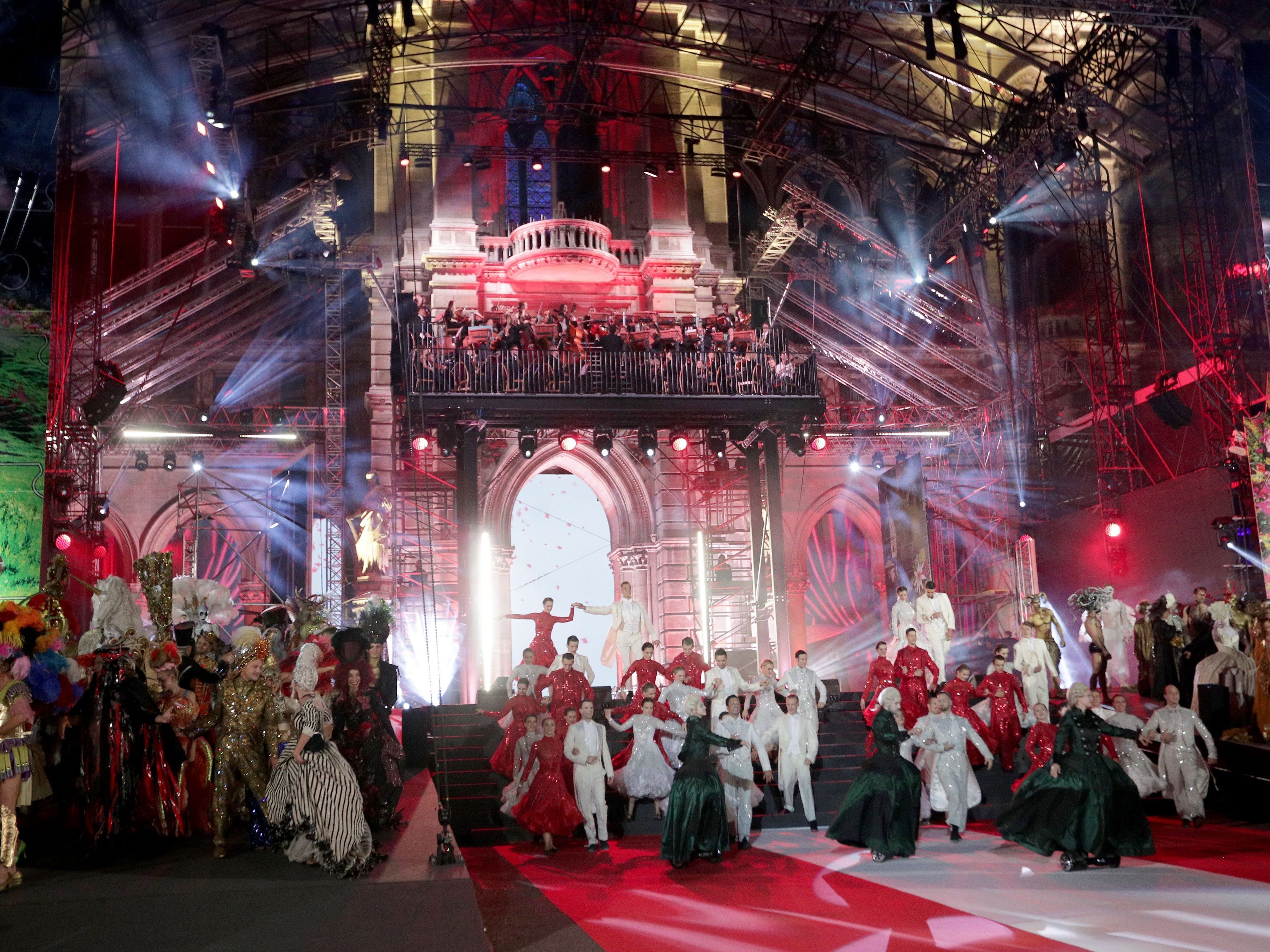 Bei der Life Ball-Eröffnung im Vorjahr. Bei der Life Ball-Eröffnung im Vorjahr.