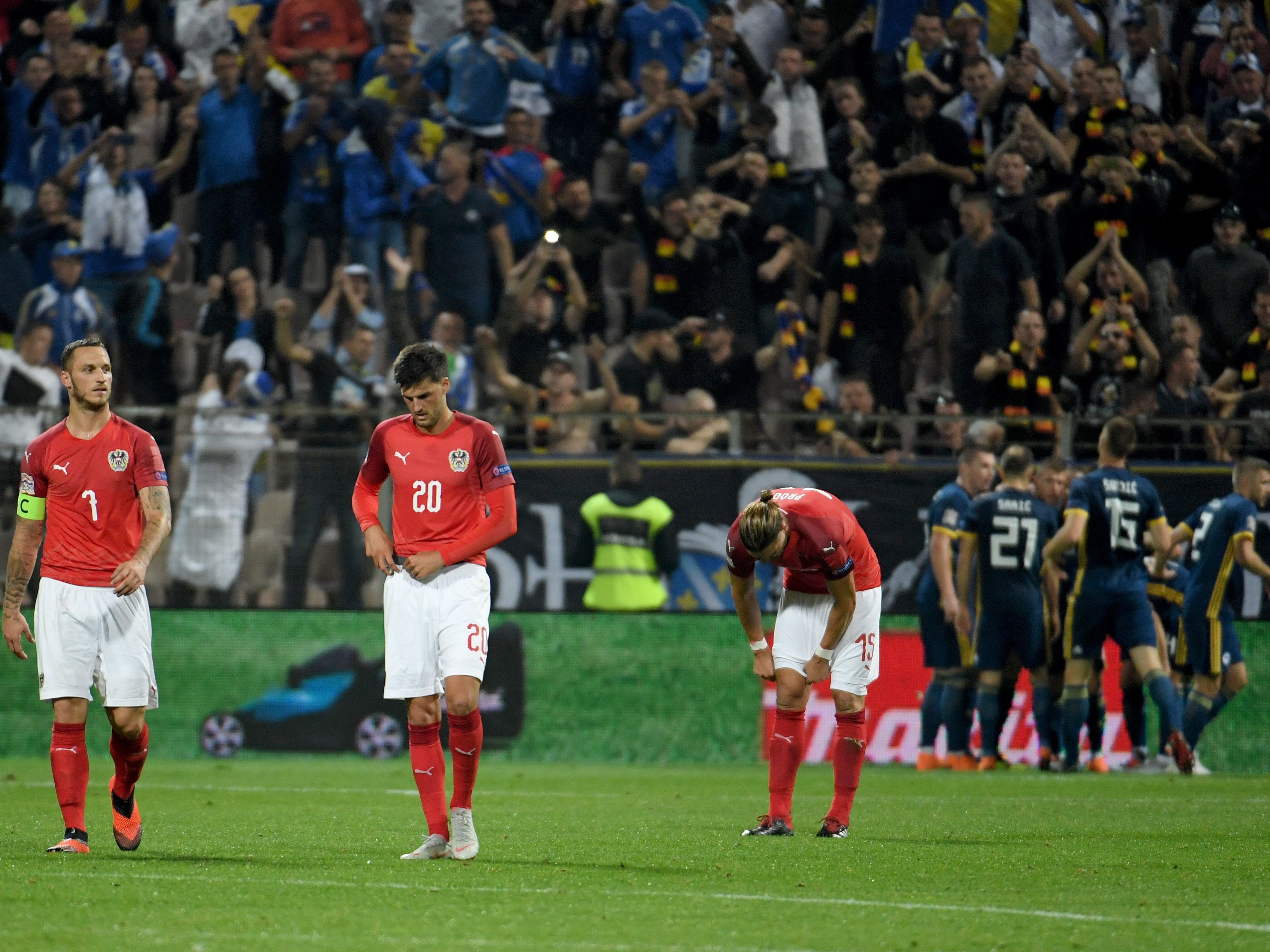 Österreich startet mit Niederlage gegen Bosnien-Herzegowina in die Nations League.