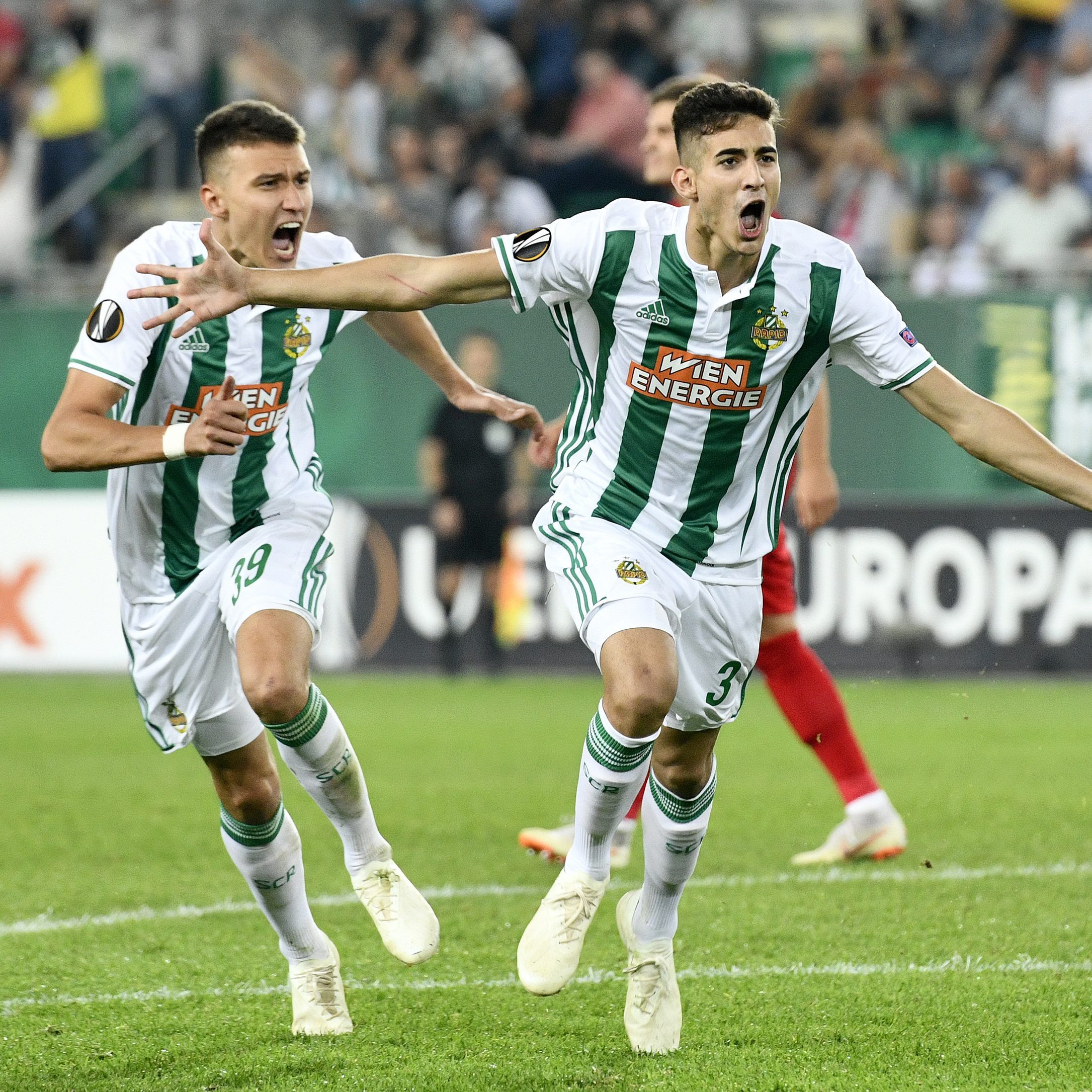 Rapid konnte einen erneuten Heimspieg bei einem EL-Spiel erzielen.