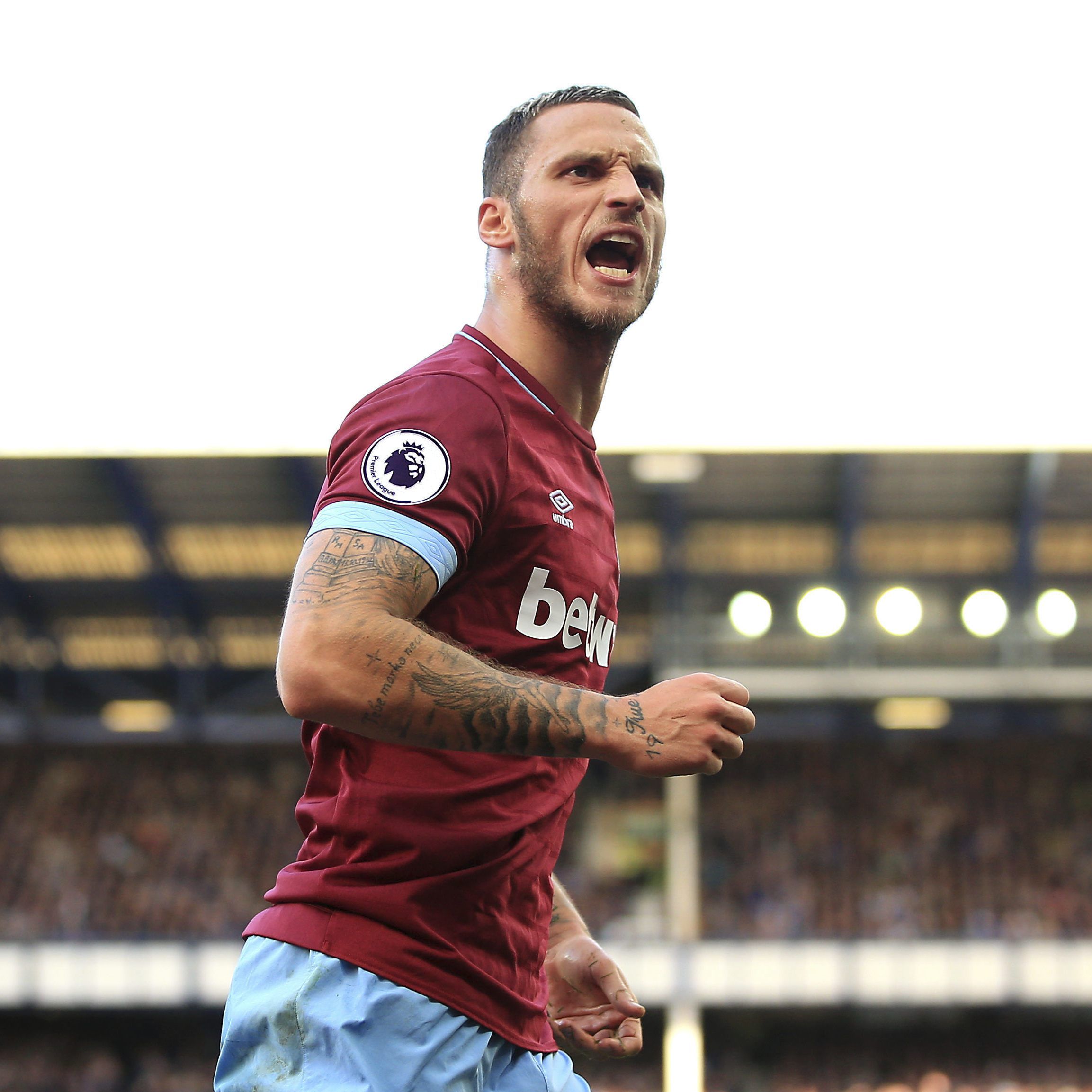 West Hams Arnautovic ist für das Spiel gegen Chelsea fraglich.