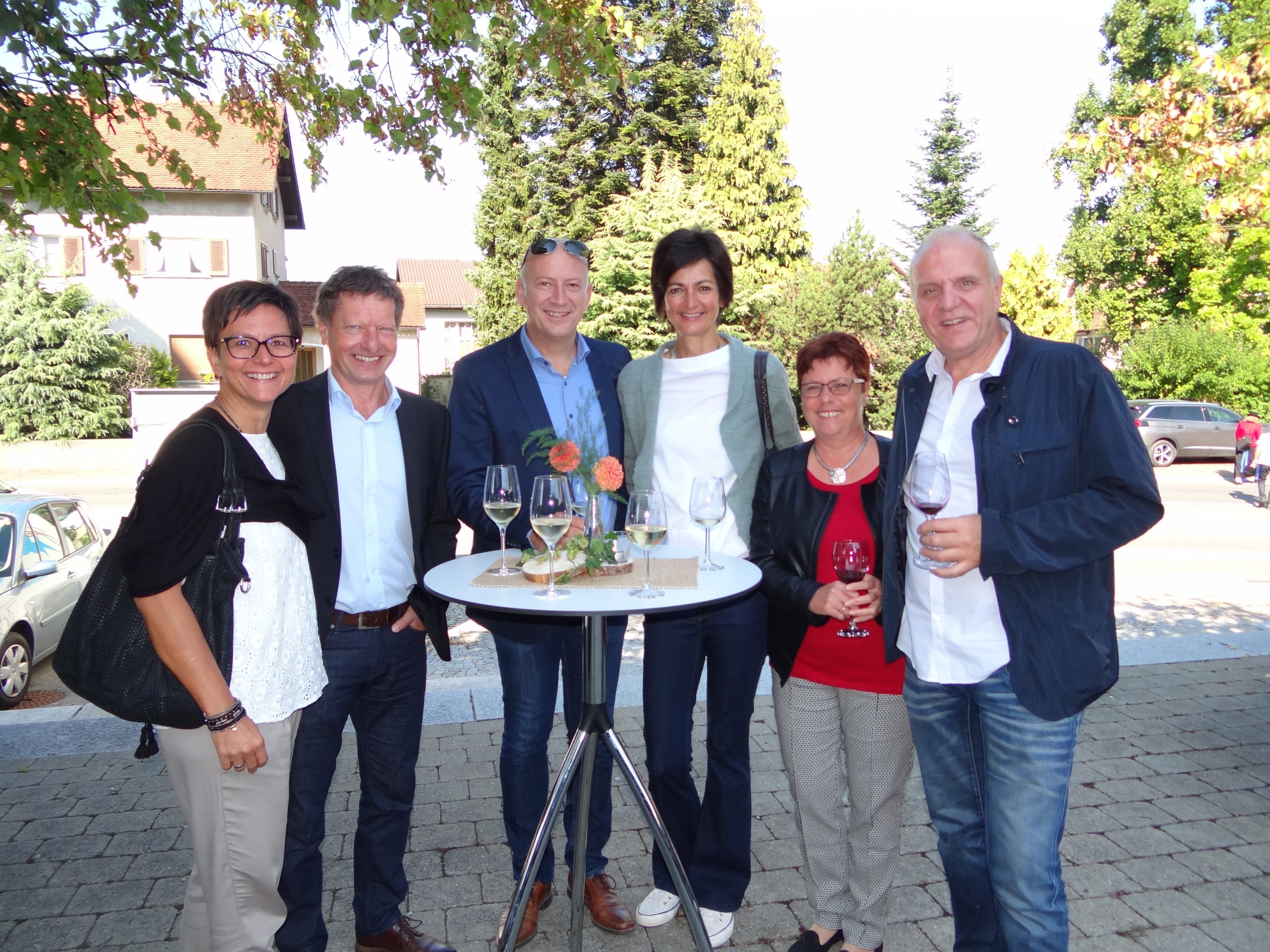 Regine, Peter, Bertram, Karin,  Sabine und Wolfgang