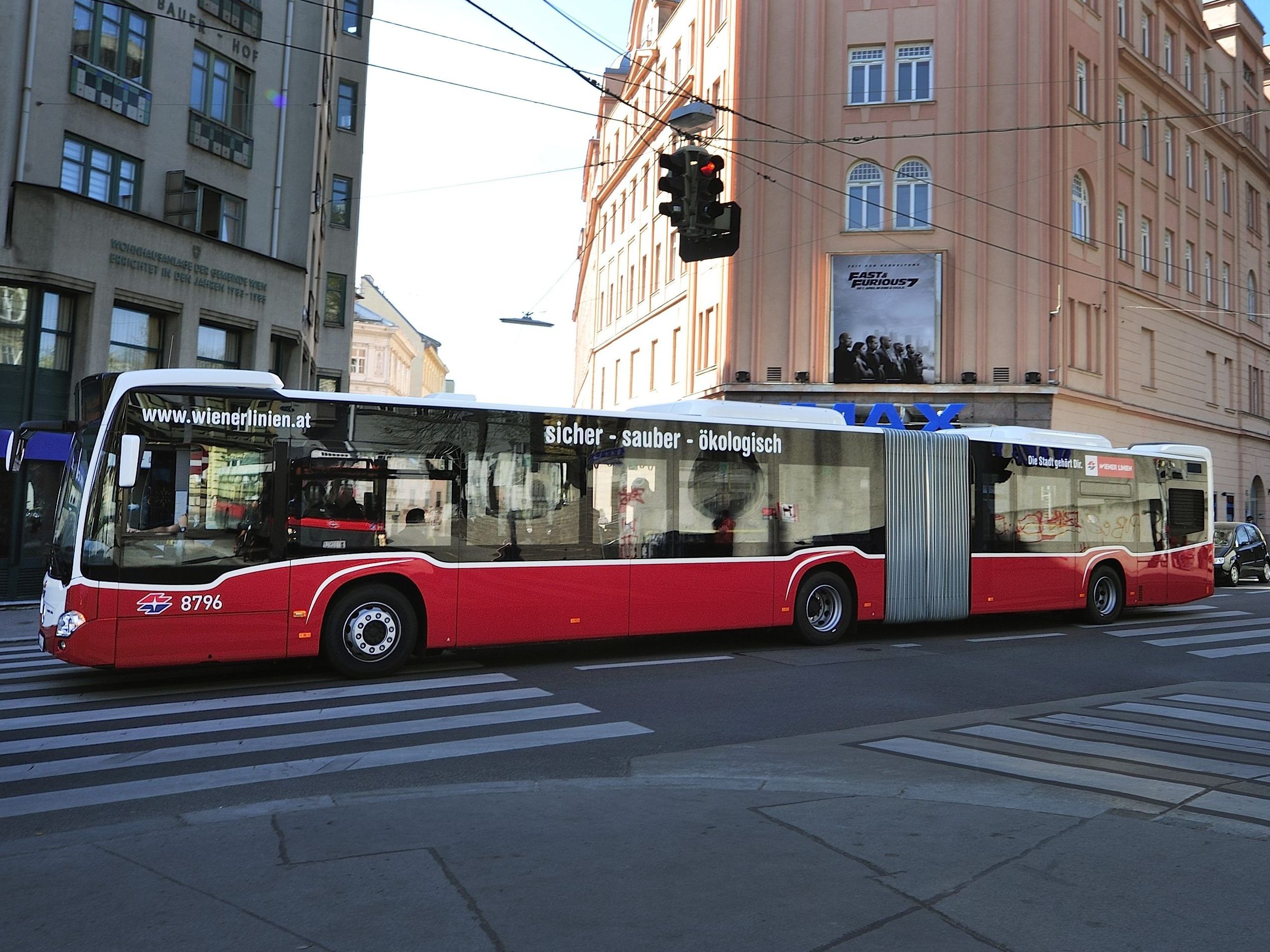 Auf der Buslinie 14A werden künftig Gelenkbusse verkehren. Auf der Buslinie 14A werden künftig Gelenkbusse verkehren.