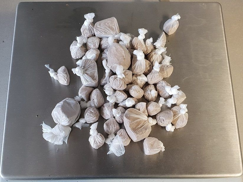 Der 22-jährige Mann hatte 67,3 Gramm Heroin dabei.