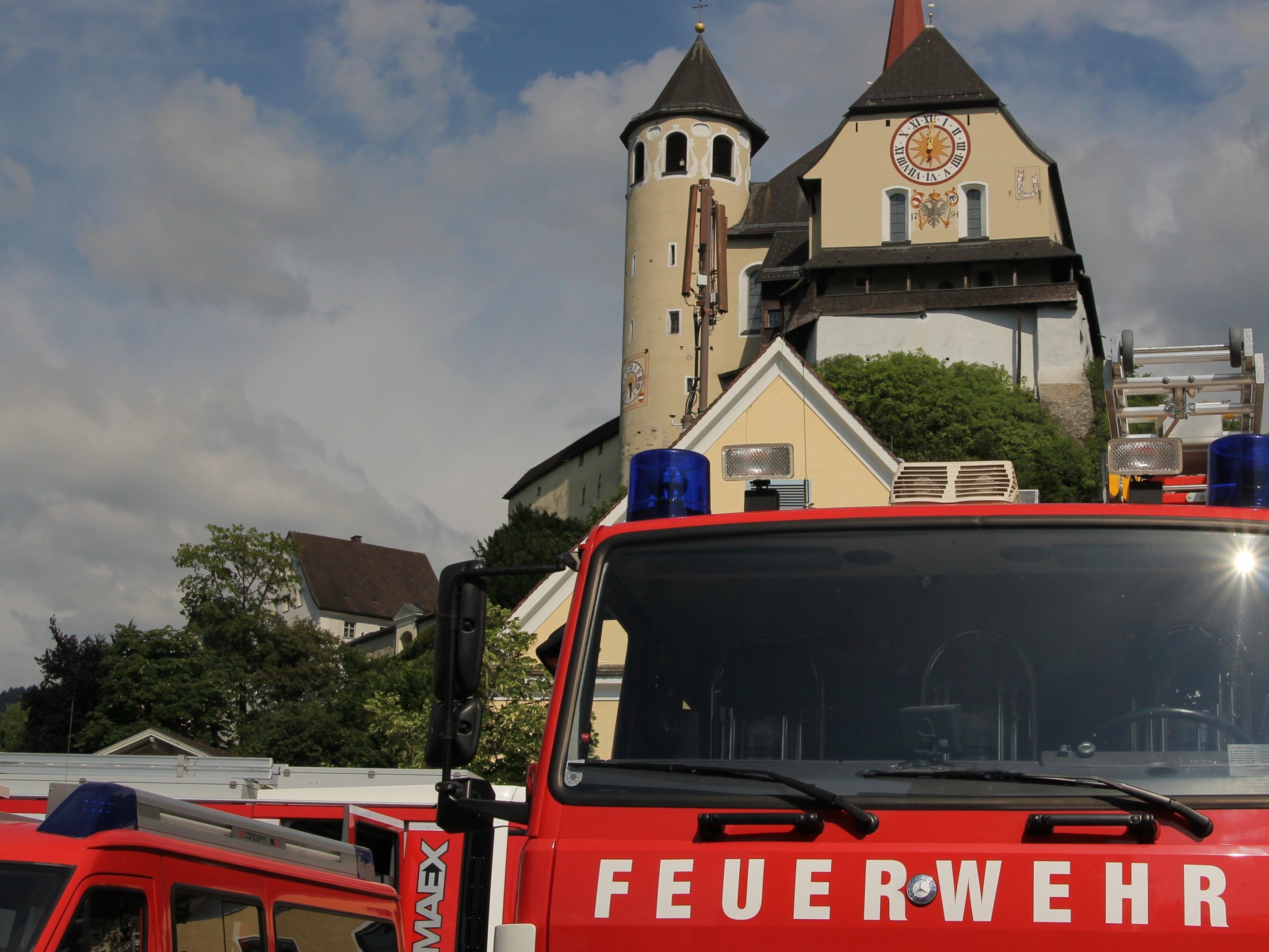 Zu einem Motorbrand musste die Feuerwehr Rankweil am Dienstag ausrücken.