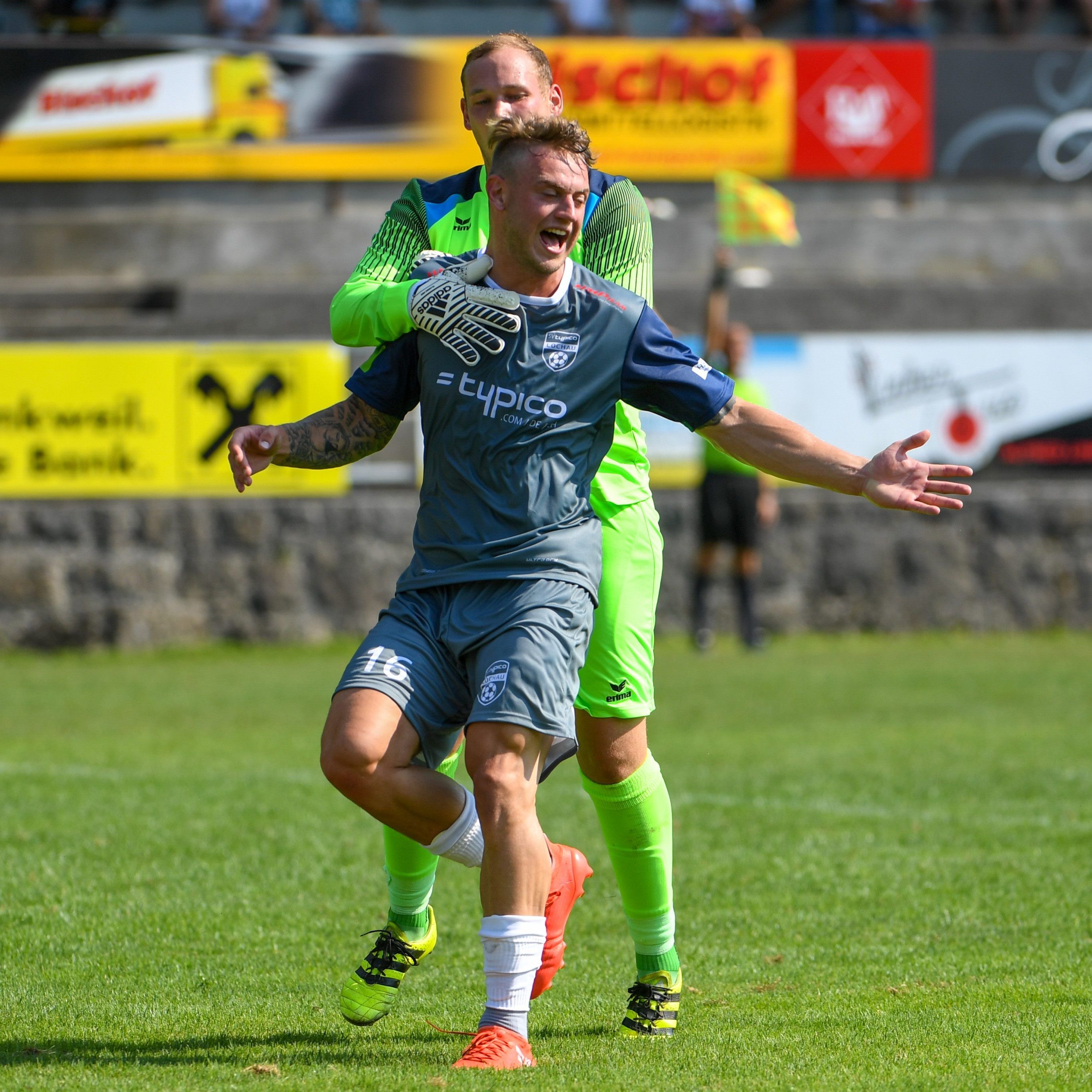 Ex-SW Spieler Julian Rupp zeigte sich im Casinostadion in Torlaune