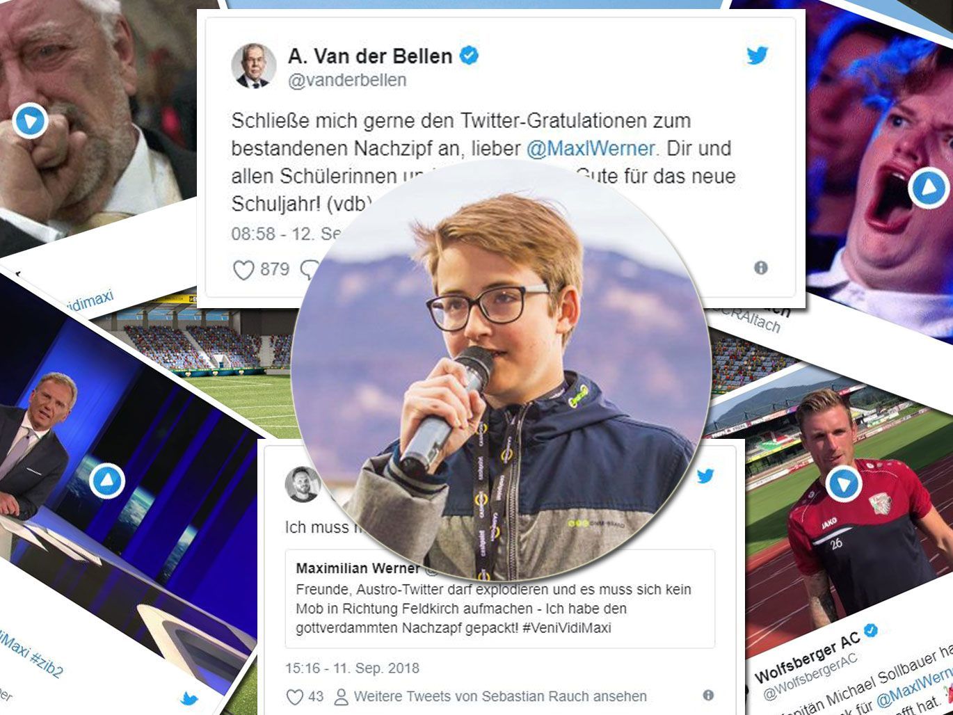 Maximilian Werners bestandene Latein-Nachprüfung war einen Tag lang das Thema in Twitter-Österreich. Maximilian Werners bestandene Latein-Nachprüfung war einen Tag lang das Thema in Twitter-Österreich.