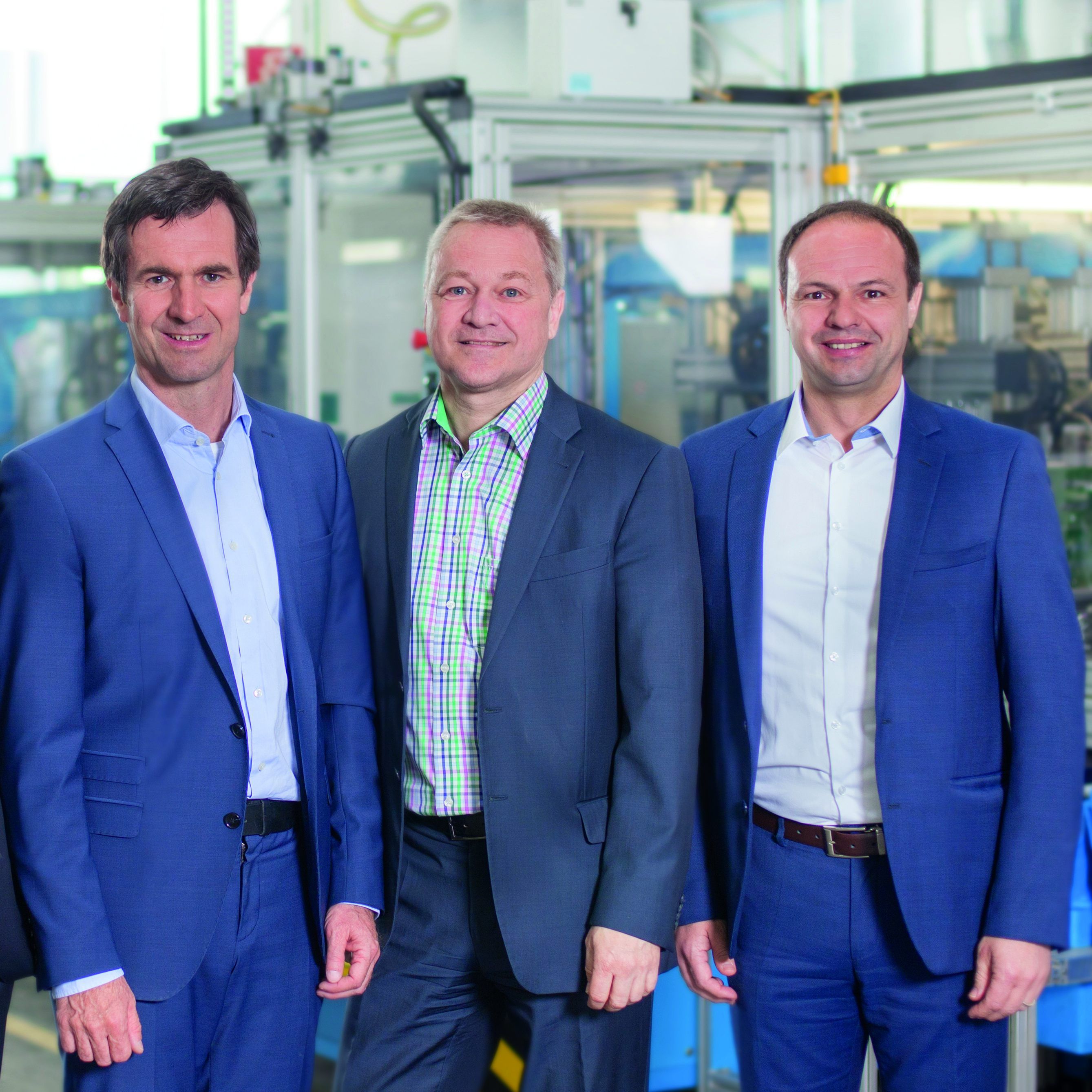 Die Geschäftsführung der GRASS-Gruppe (von links): André Stiller, Thomas Zenker, Thomas Müller und Albert Trebo.