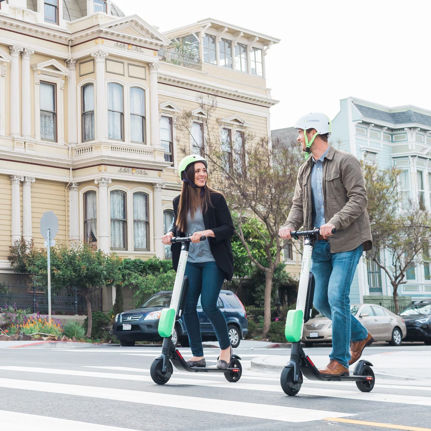 Die Lime-Scooter dürften bald auch in Wien zu sehen sein.