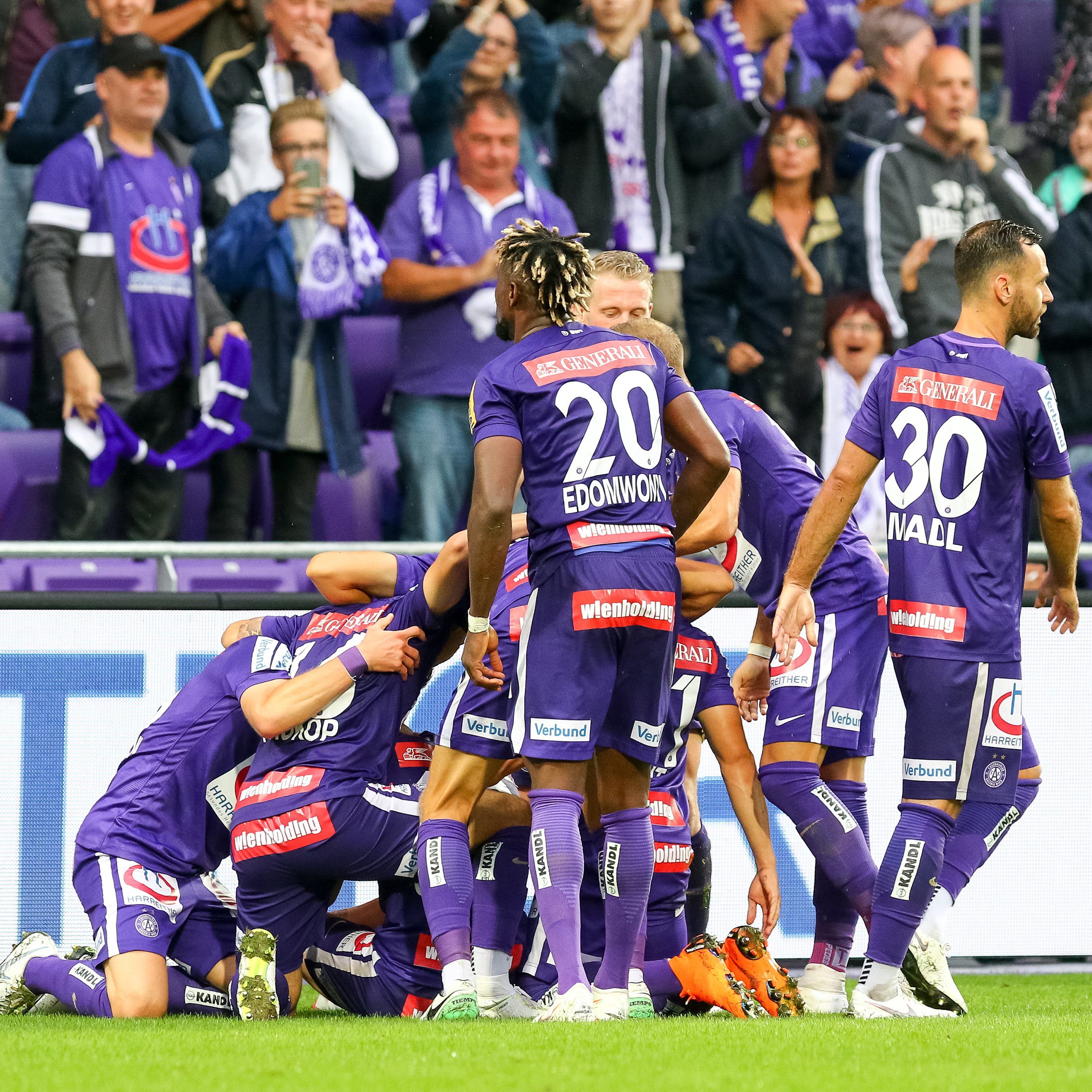 Schlagerspiel im ÖFB-Cup: Austria Wien empfängt Sturm Graz.