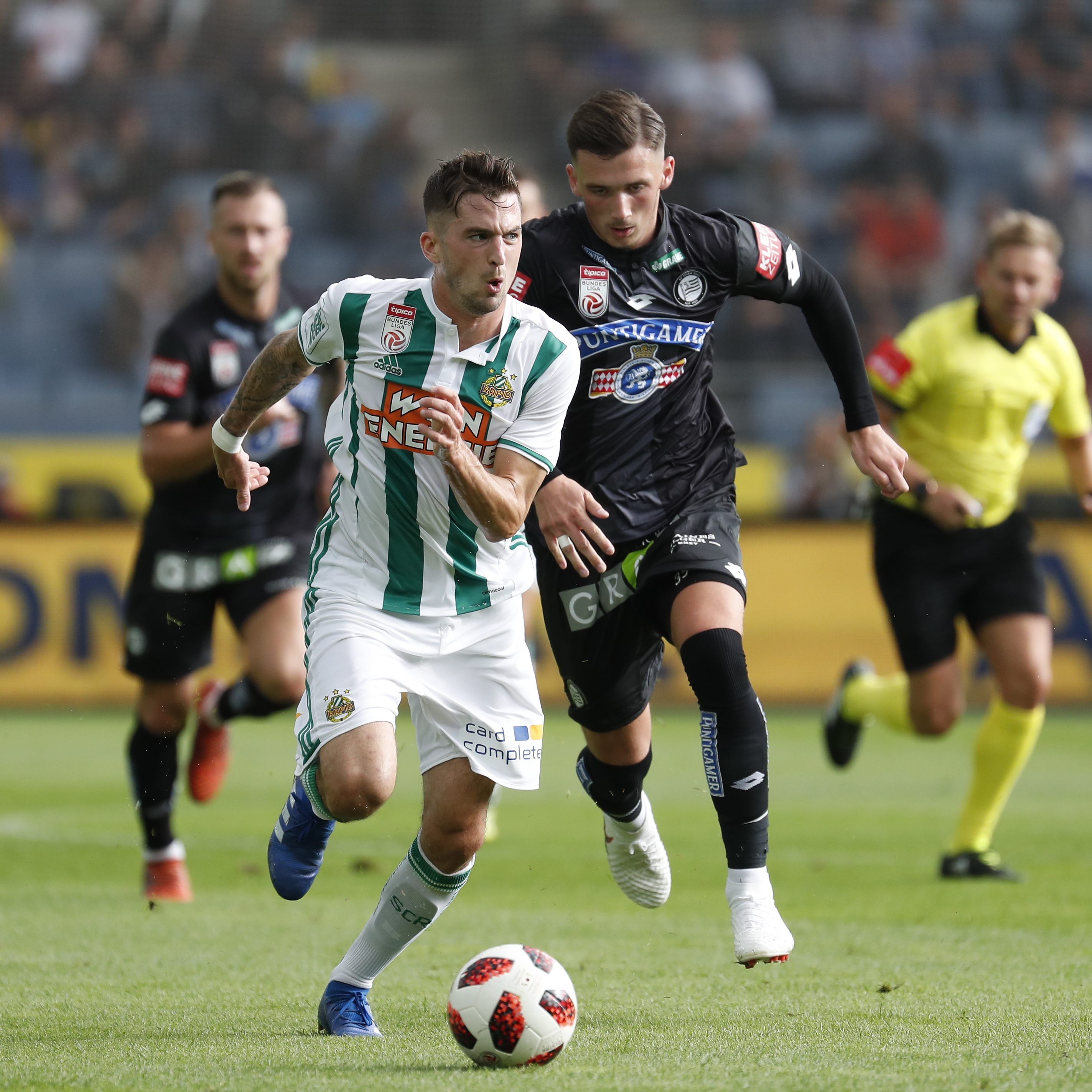 Das sind die Stimmen zum Spiel Rapid Wien gegen Sturm Graz.