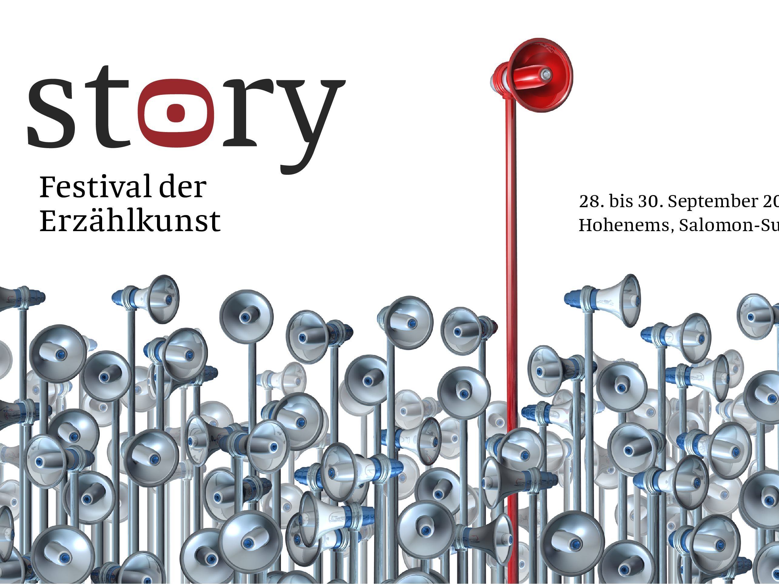 Ein hochkarätiges Programm erwartet die Besucher des Hohenemser Story Festivals vom 28. bis 30. September, mit Stefan Vögel, Reinhold Bilgeri, Doris Knecht, Hans Platzgumer, u. v. a.