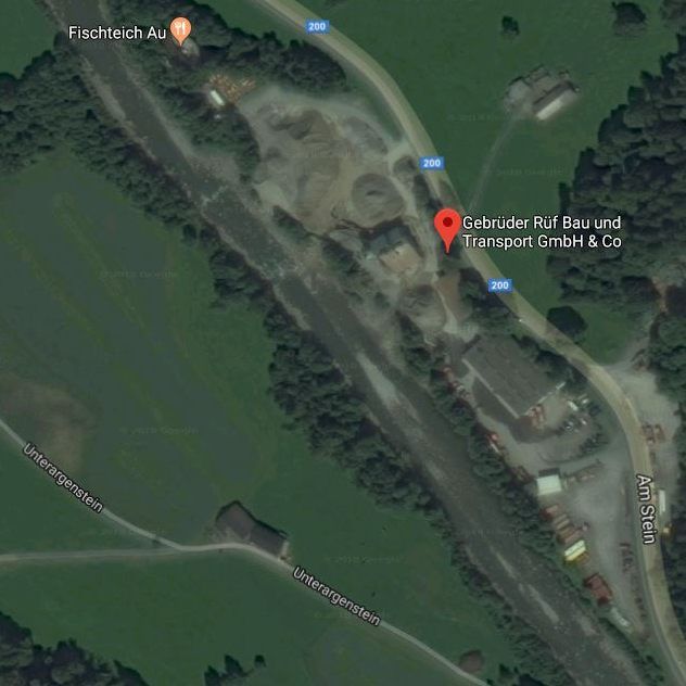 Die Firma Rü prüft neue Standorte zum Kiesabbau, darunter einer direkt neben der Firmenzentrale in Au.