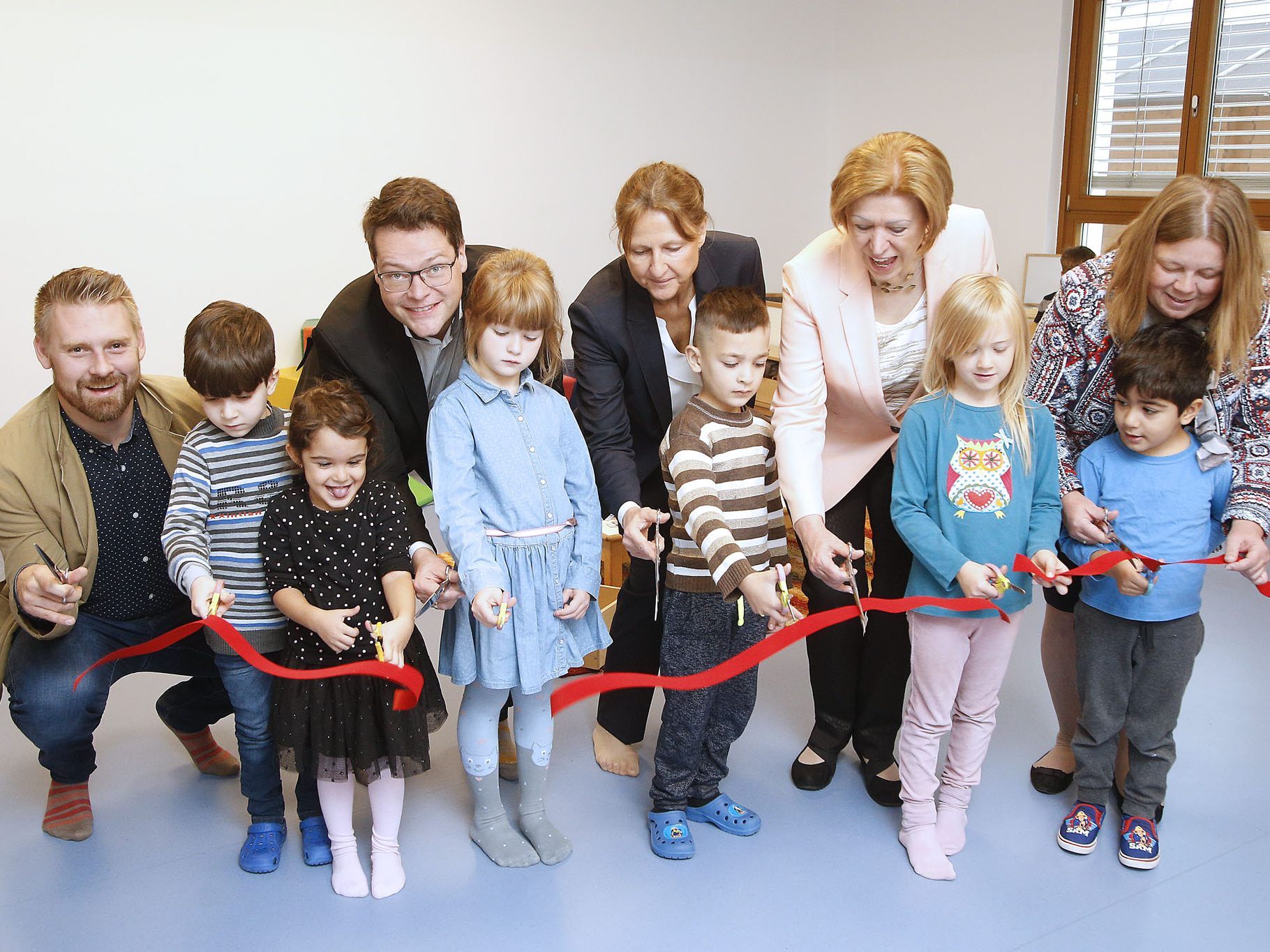 Der Kindergarten in Wien-Hernals erstrahlt in neuem Glanz.