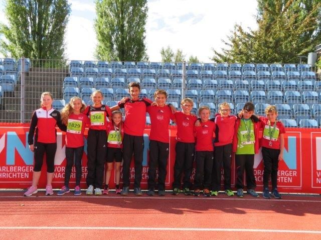 Fünf Podestplätze beim Kindermarathon Fünf Podestplätze beim Kindermarathon