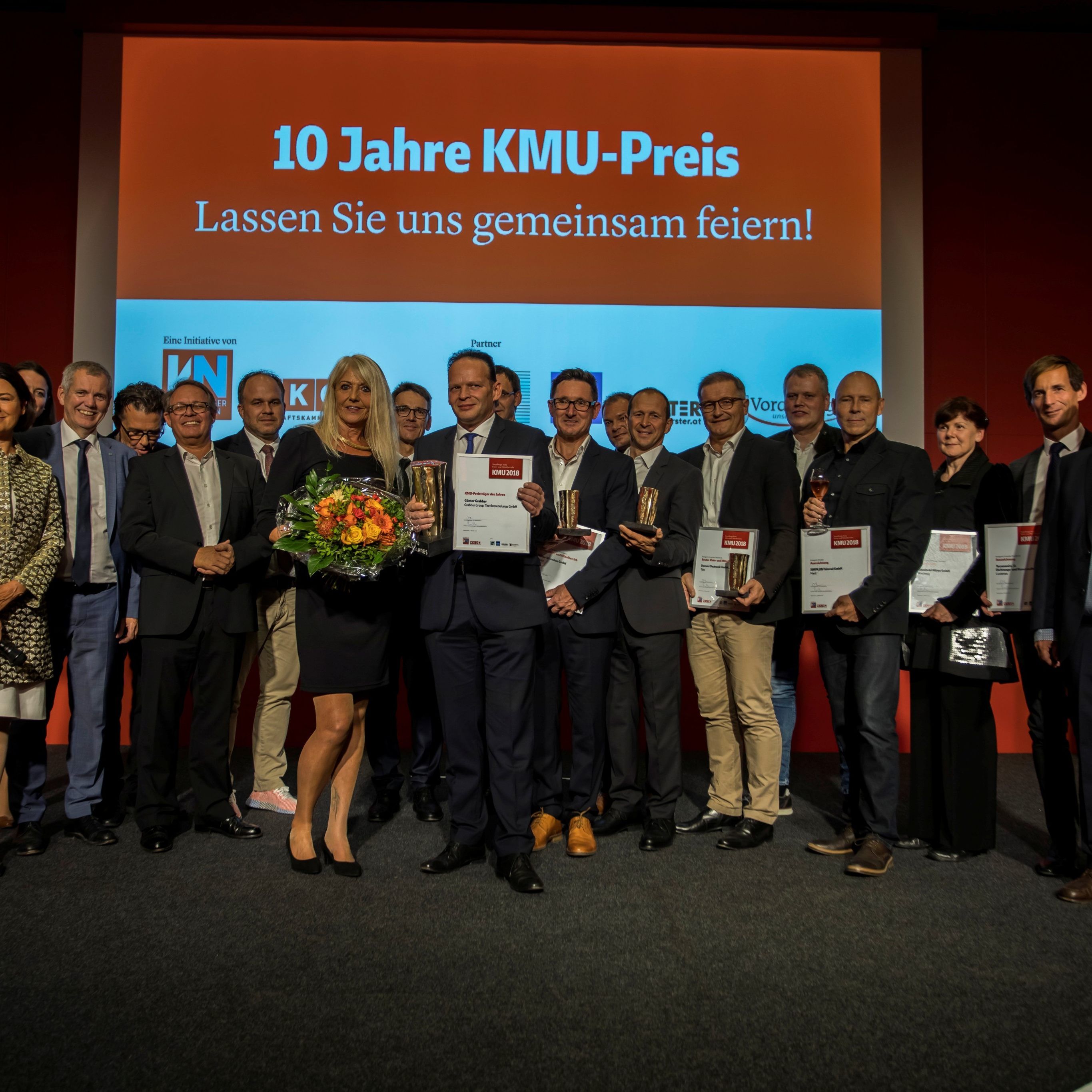 KMU-Unternehmer 2018 ist Textilvisionär Günter Grabher.