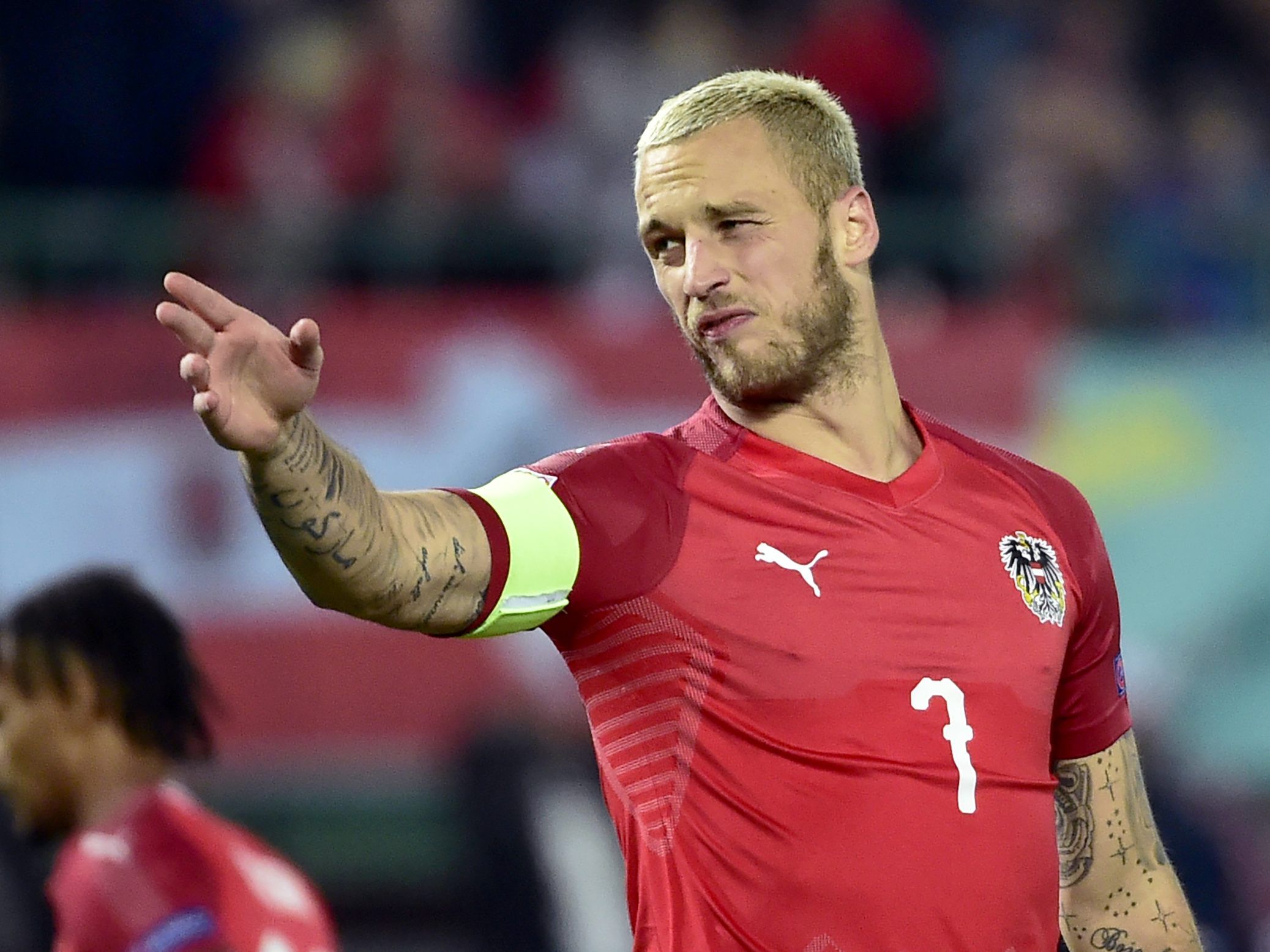 Arnautovic erzielte im Nations League-Spiel gegen Nordirland das 1:0. Arnautovic erzielte im Nations League-Spiel gegen Nordirland das 1:0.