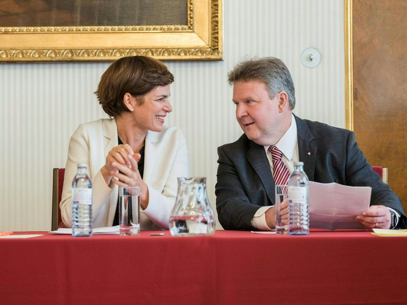 Die Gespräche beim Besuch von Pamela Renid-Wagner handelten um Gesundheit, Soziales, Bildung und Arbeit.
