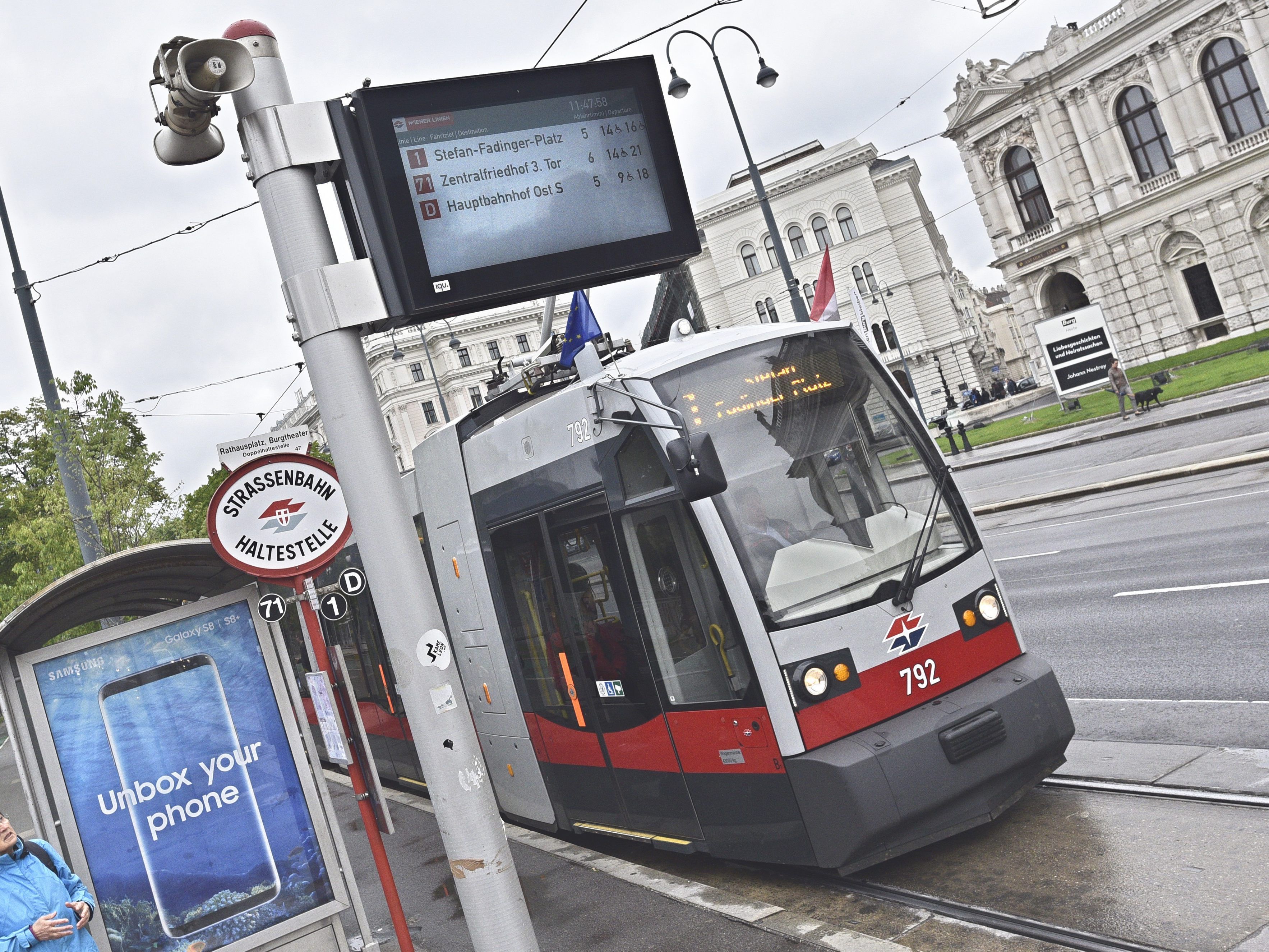 Die Wiener Linien melden eine Stromstörung. Die Wiener Linien melden eine Stromstörung.