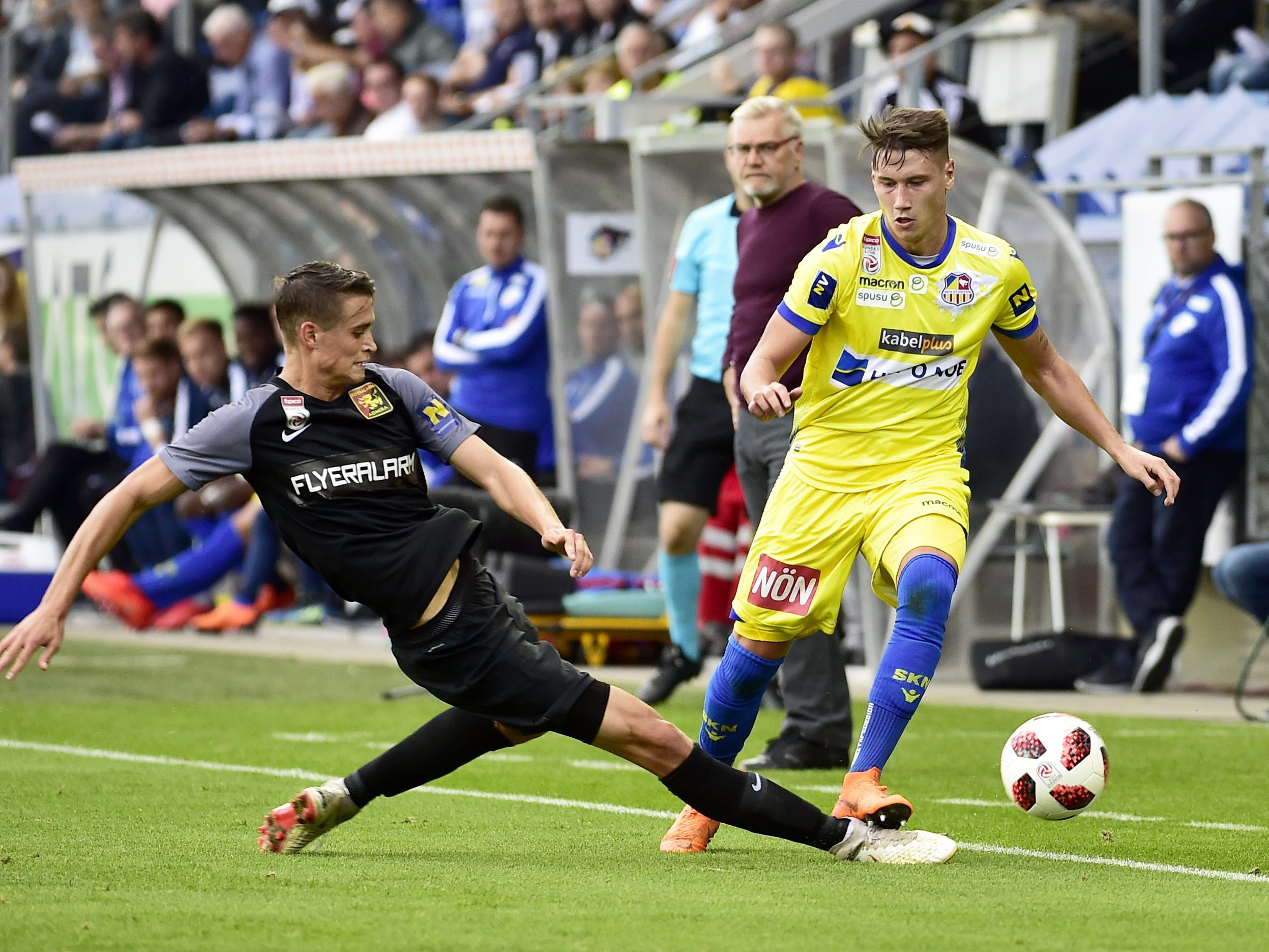 Das Match SKN St. Pölten gegen Admira endet mit 0:0. Das Match SKN St. Pölten gegen Admira endet mit 0:0.