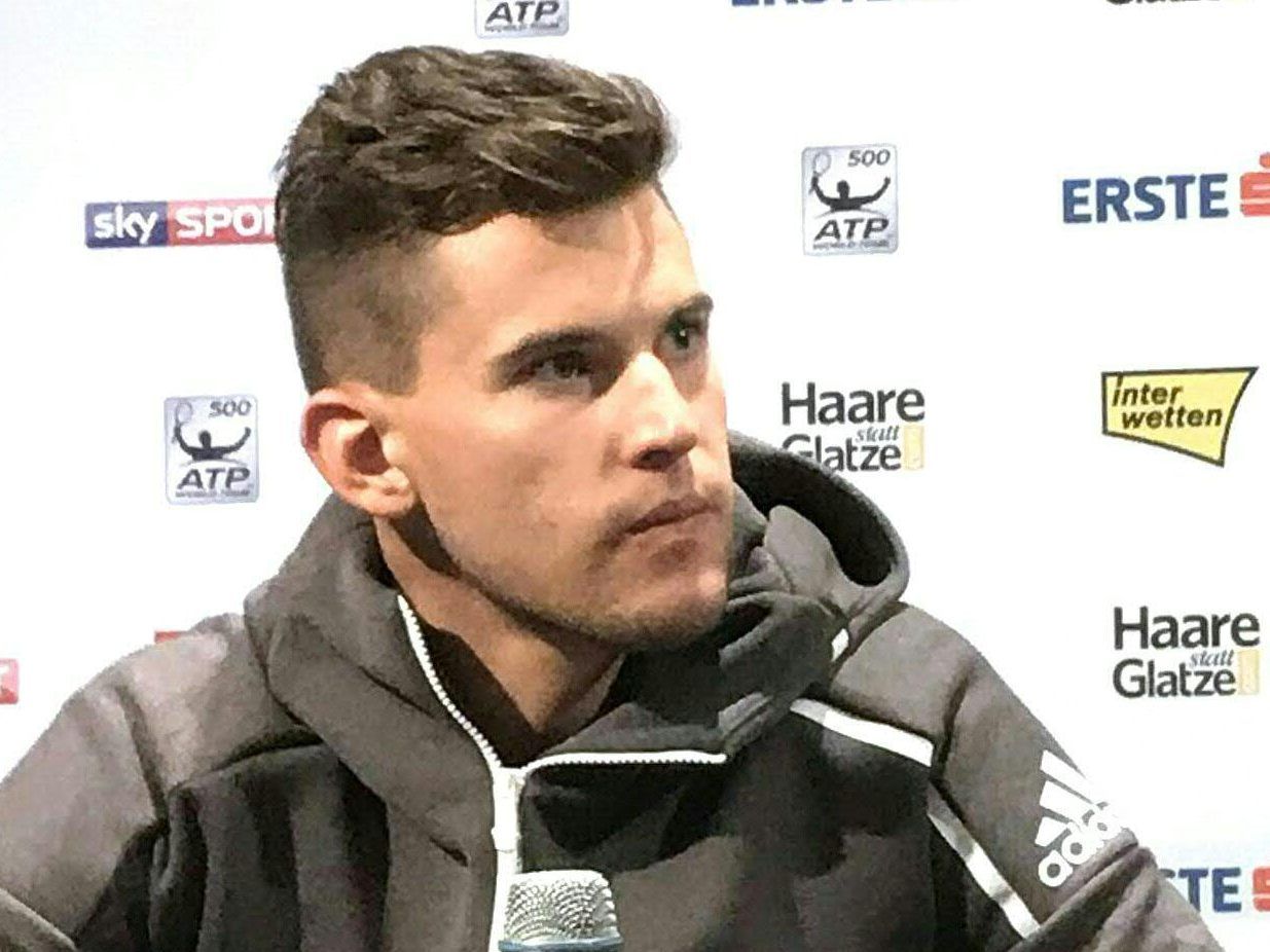 Dominic Thiem freut sich aus das Turnier in Wien.