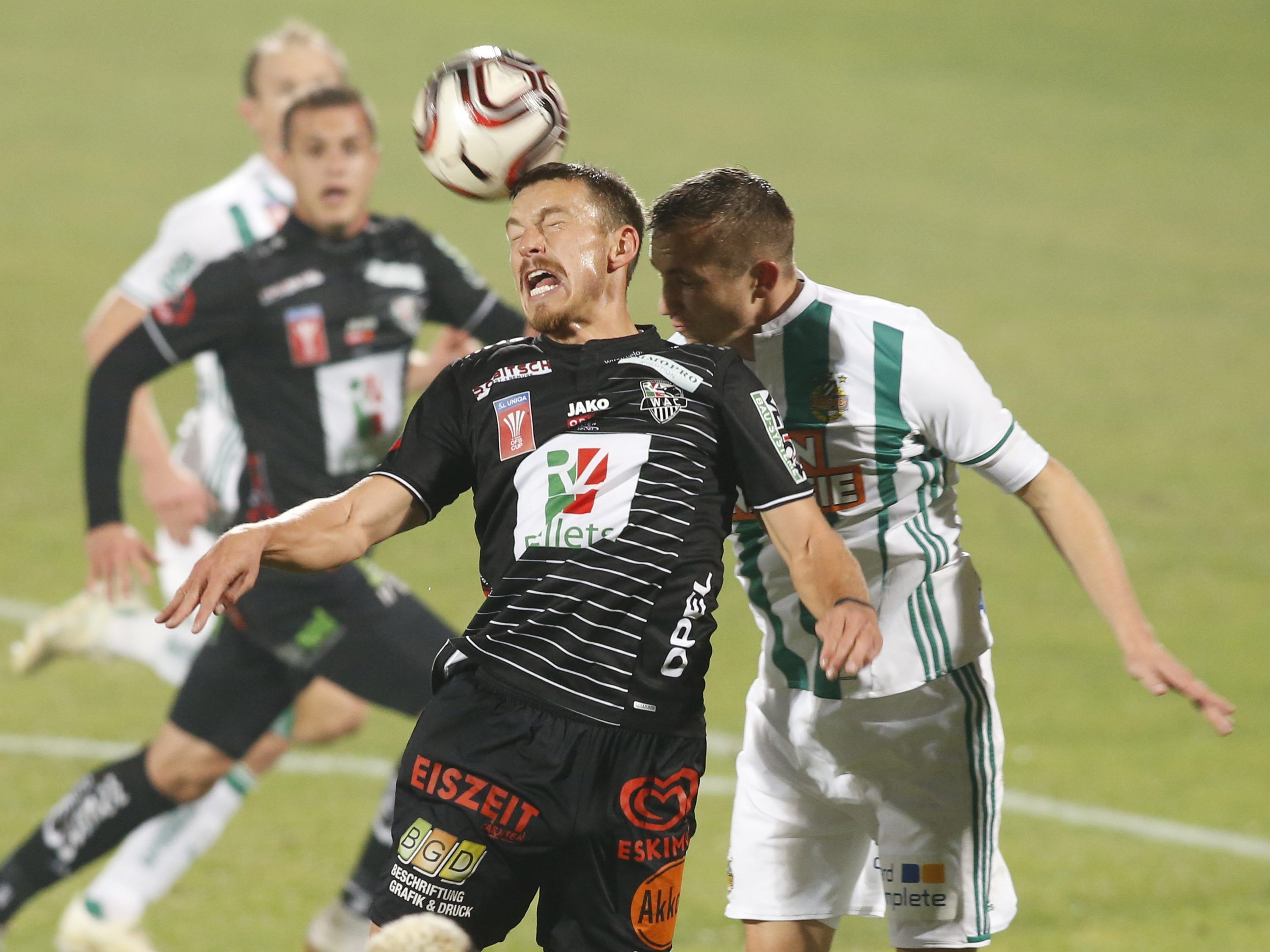 Rapid Wien siegte im Auswärtsspiel mit 3:0. Rapid Wien siegte im Auswärtsspiel mit 3:0.