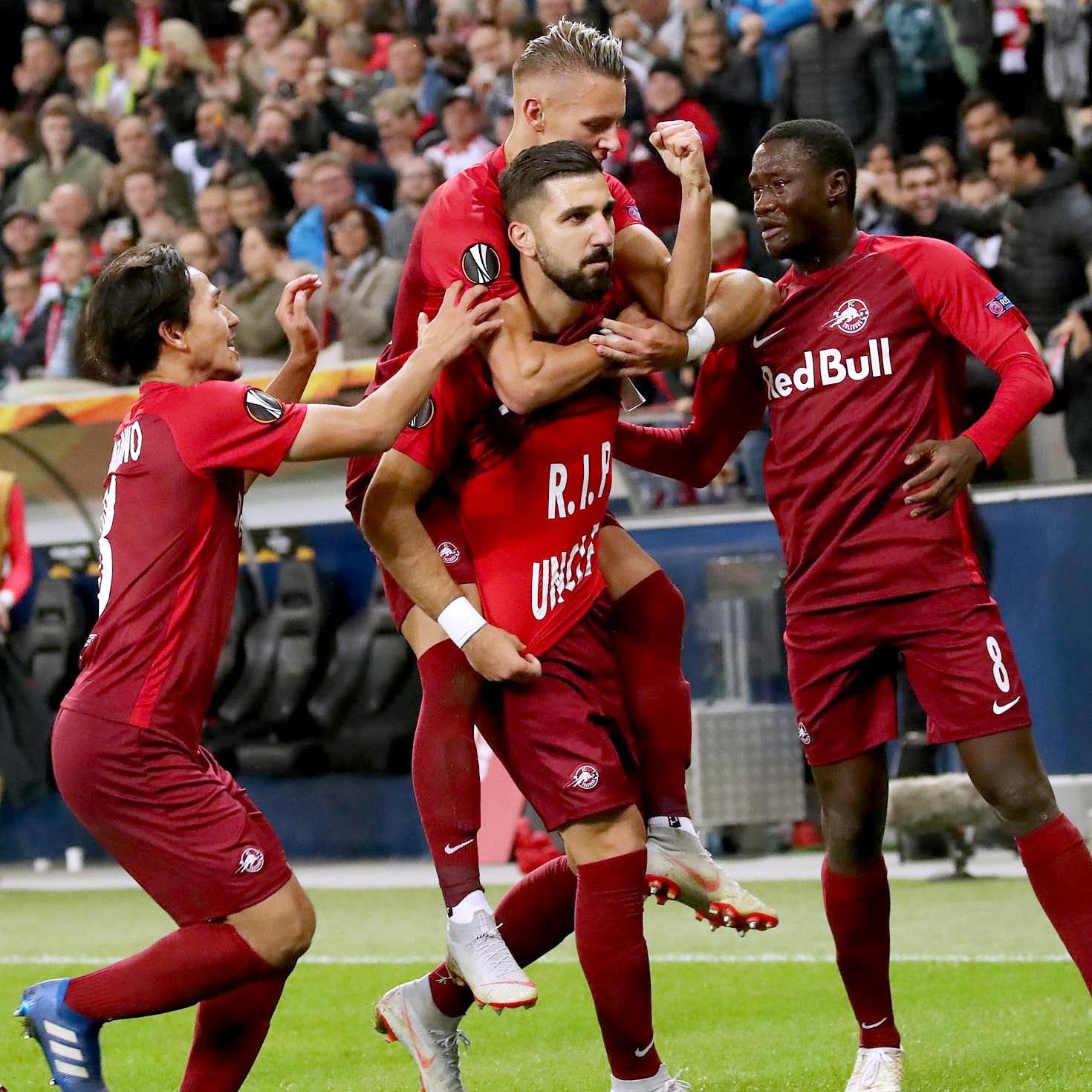 Die Bullen gehen als Favoriten ins EL-Match.