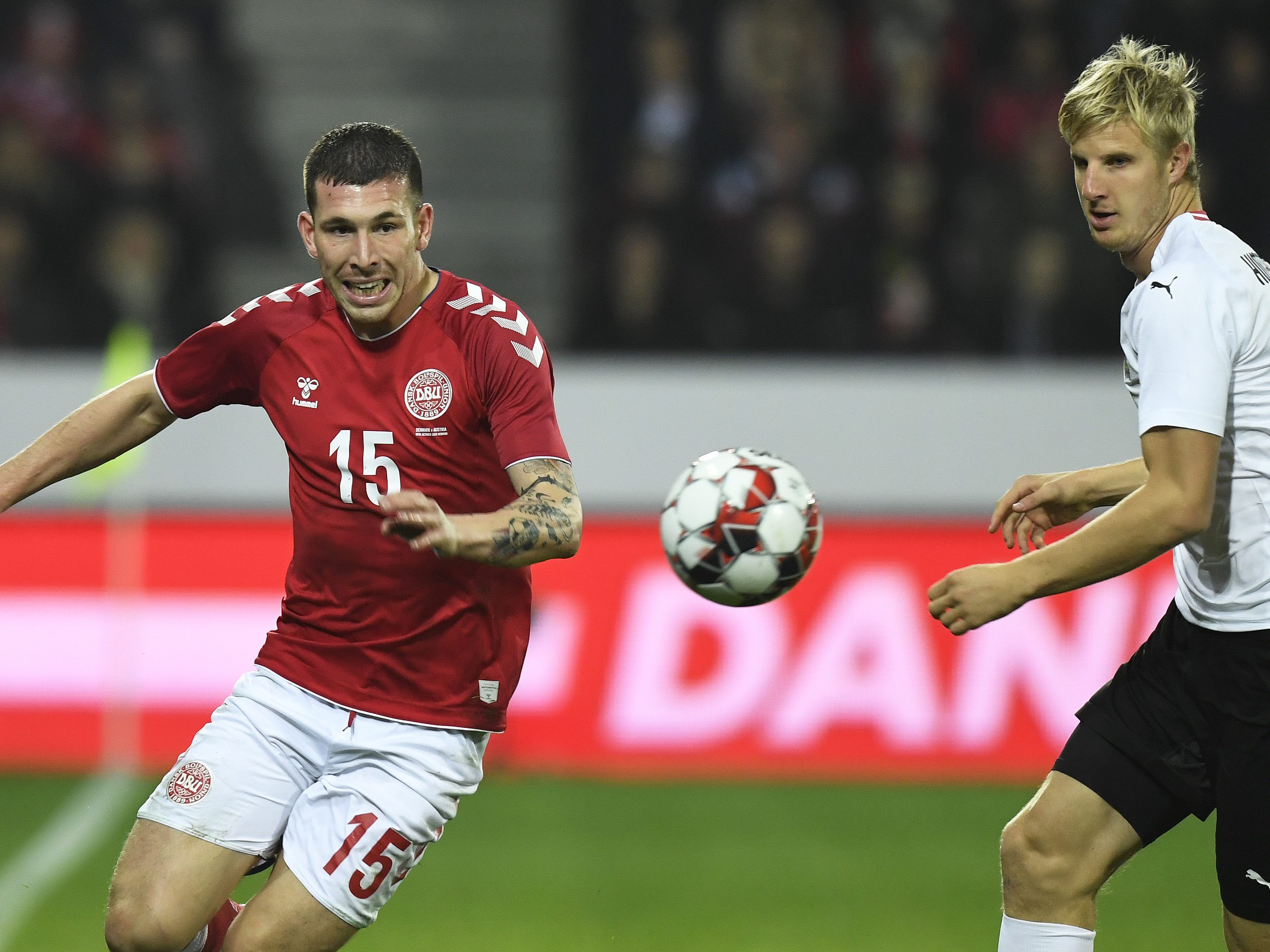 Österreich verliert das Ländermatch gegen Dänemark mit 0:2. Österreich verliert das Ländermatch gegen Dänemark mit 0:2.