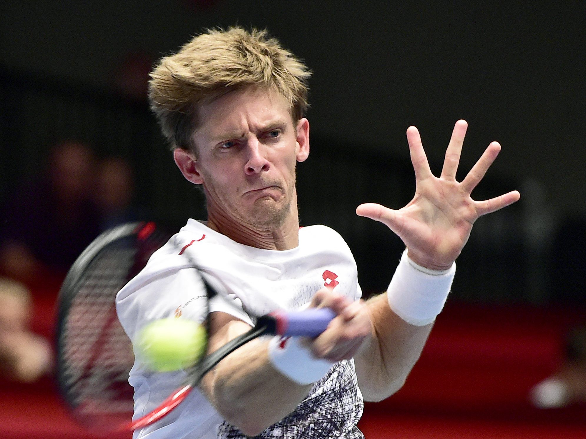 Anderson trifft im Erste Bank Open-Finale auf Nishikori. Anderson trifft im Erste Bank Open-Finale auf Nishikori.