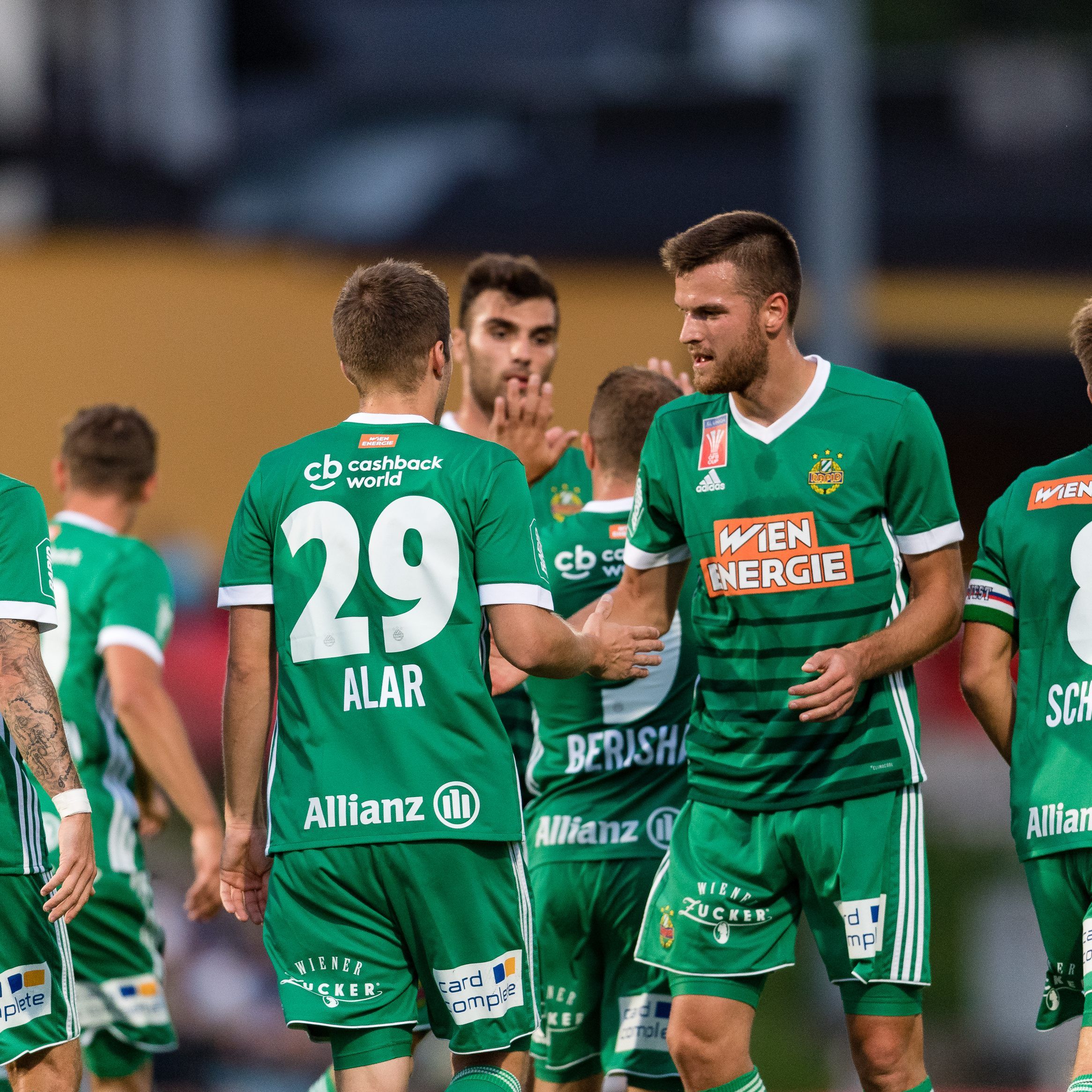 Im EL-Spiel gegen Villarreal will man bei Rapid alles geben.