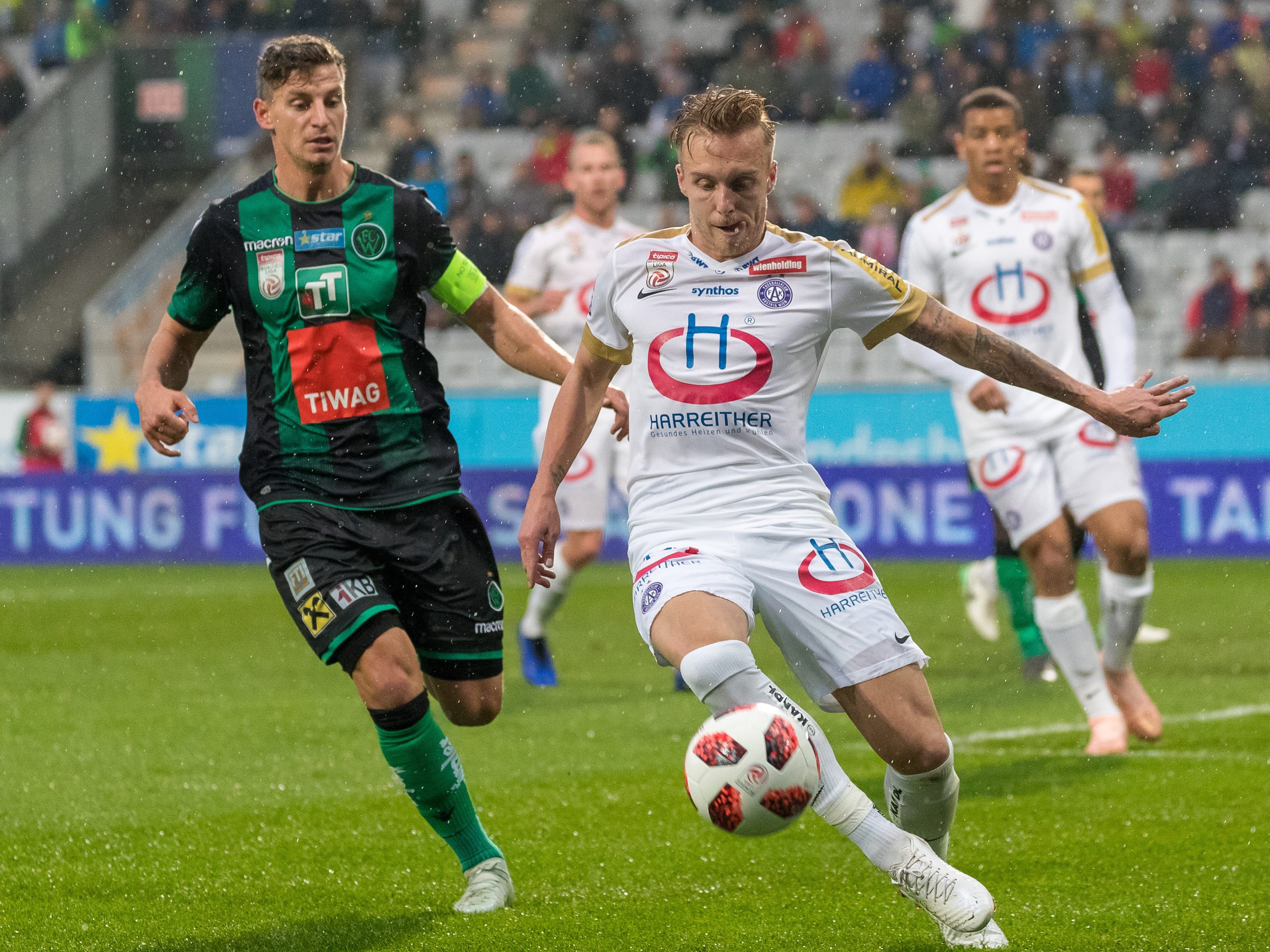 Austria Wien und Wacker Innsbruck trennten sich mit einem Unentschieden.