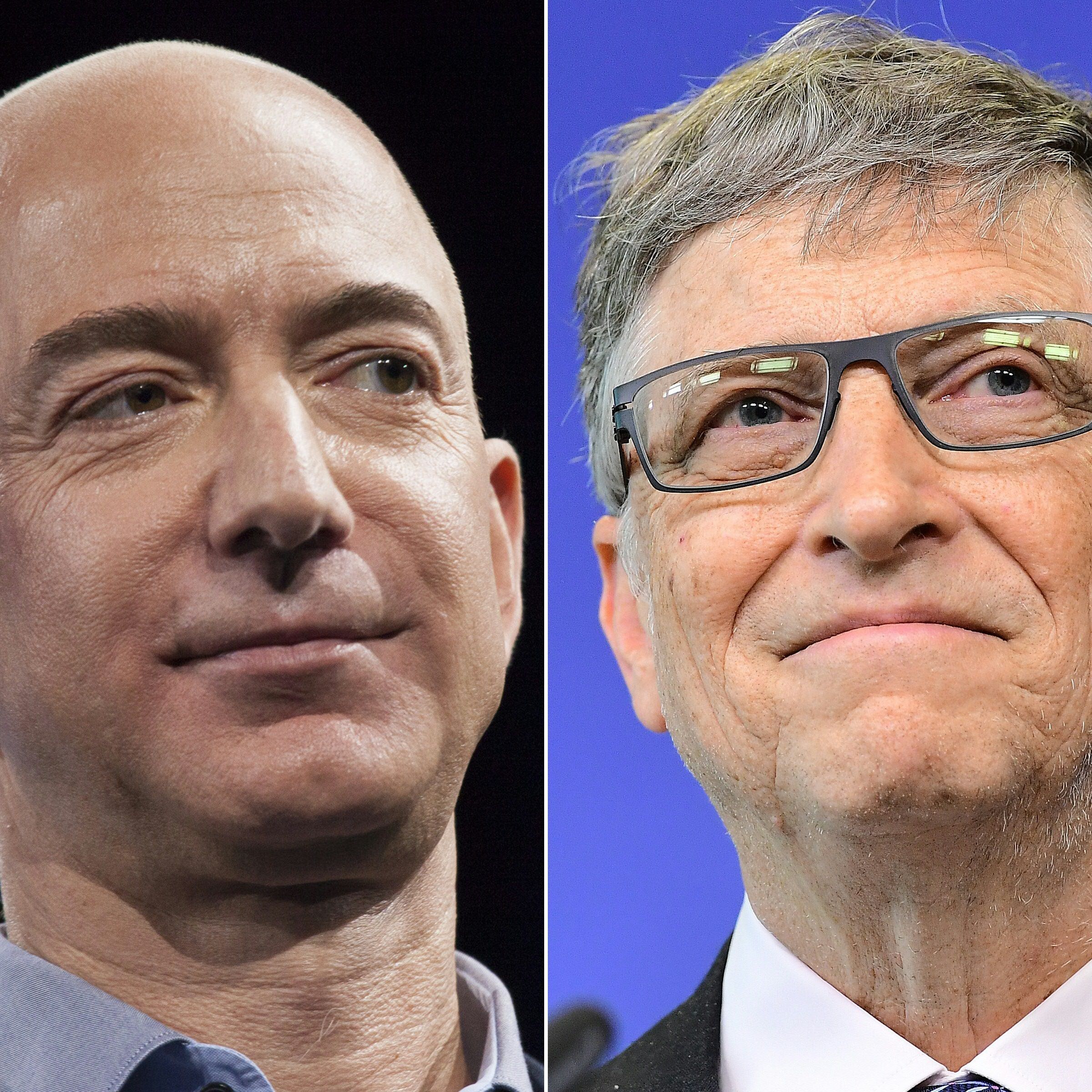 Bezos, Gates gehören zu den reichsten.
