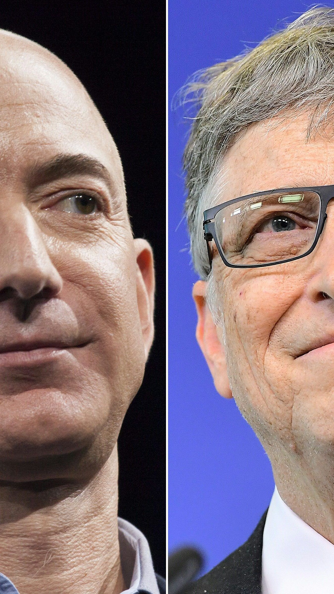 Bezos, Gates gehören zu den reichsten.