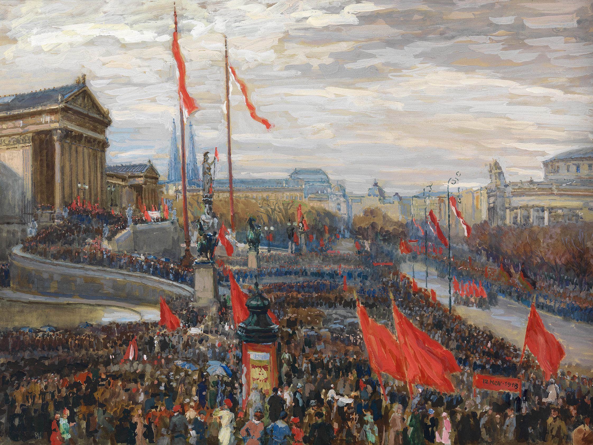 Die Ausstellung im Wien Museum dreht sich um die Ausrufung der Republik.