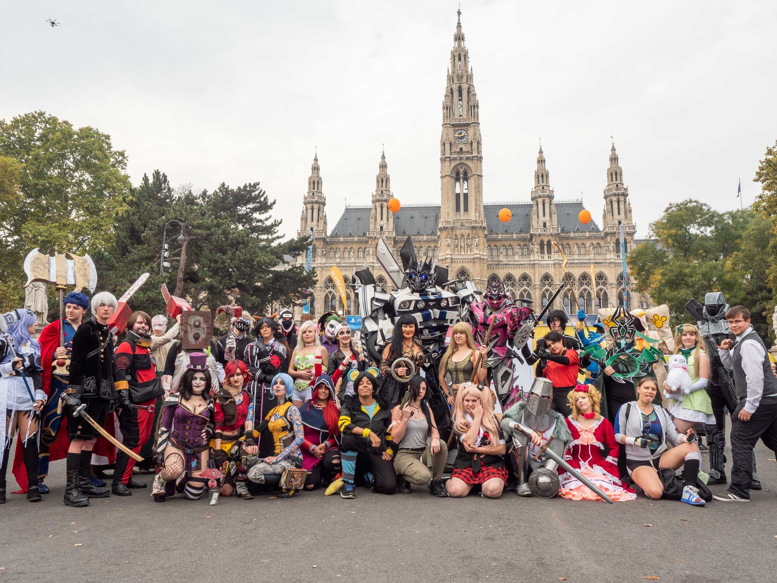 Am Samstag fand in Wien die Cosplay-Parade zur Game City 2018 statt. Am Samstag fand in Wien die Cosplay-Parade zur Game City 2018 statt.