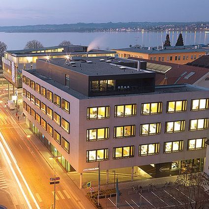Die ZEntrale der Hypo Vorarlberg in Bregenz.