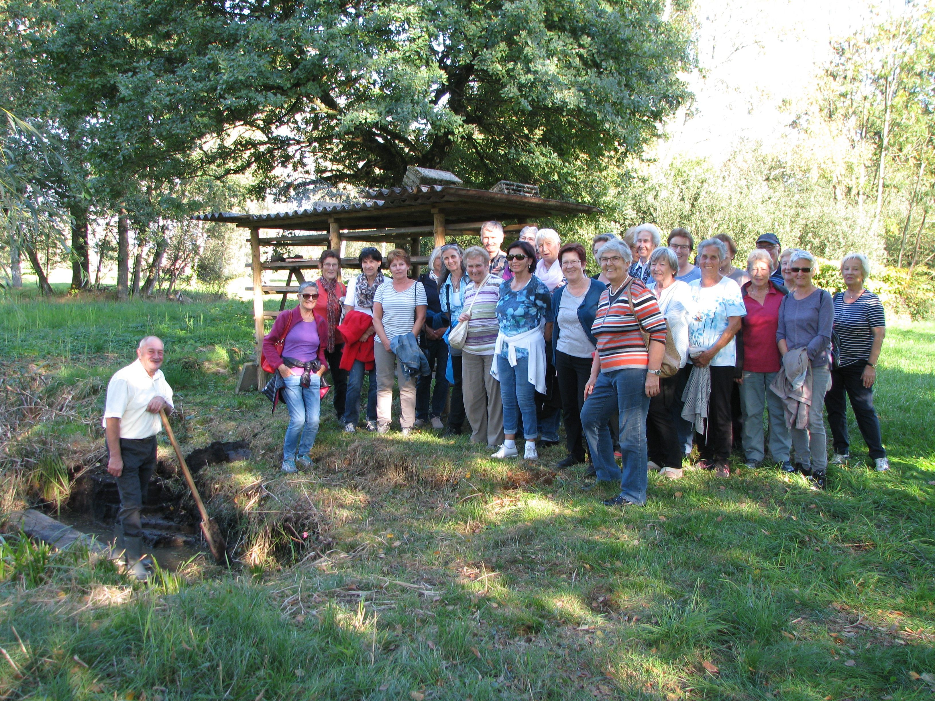 Gruppenfoto am Schollenloch