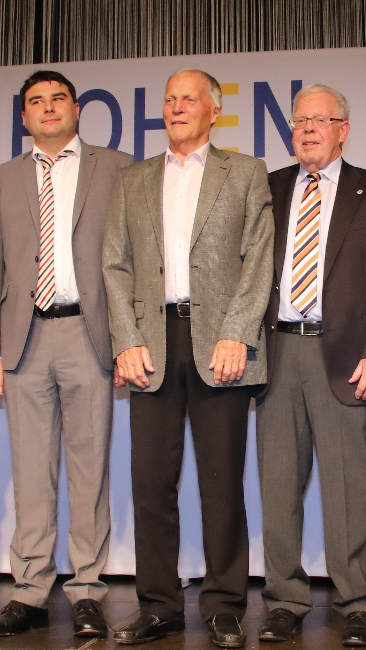 Alle Geehrten mit der höchsten Auszeichnung in der Sportstadt Hohenems