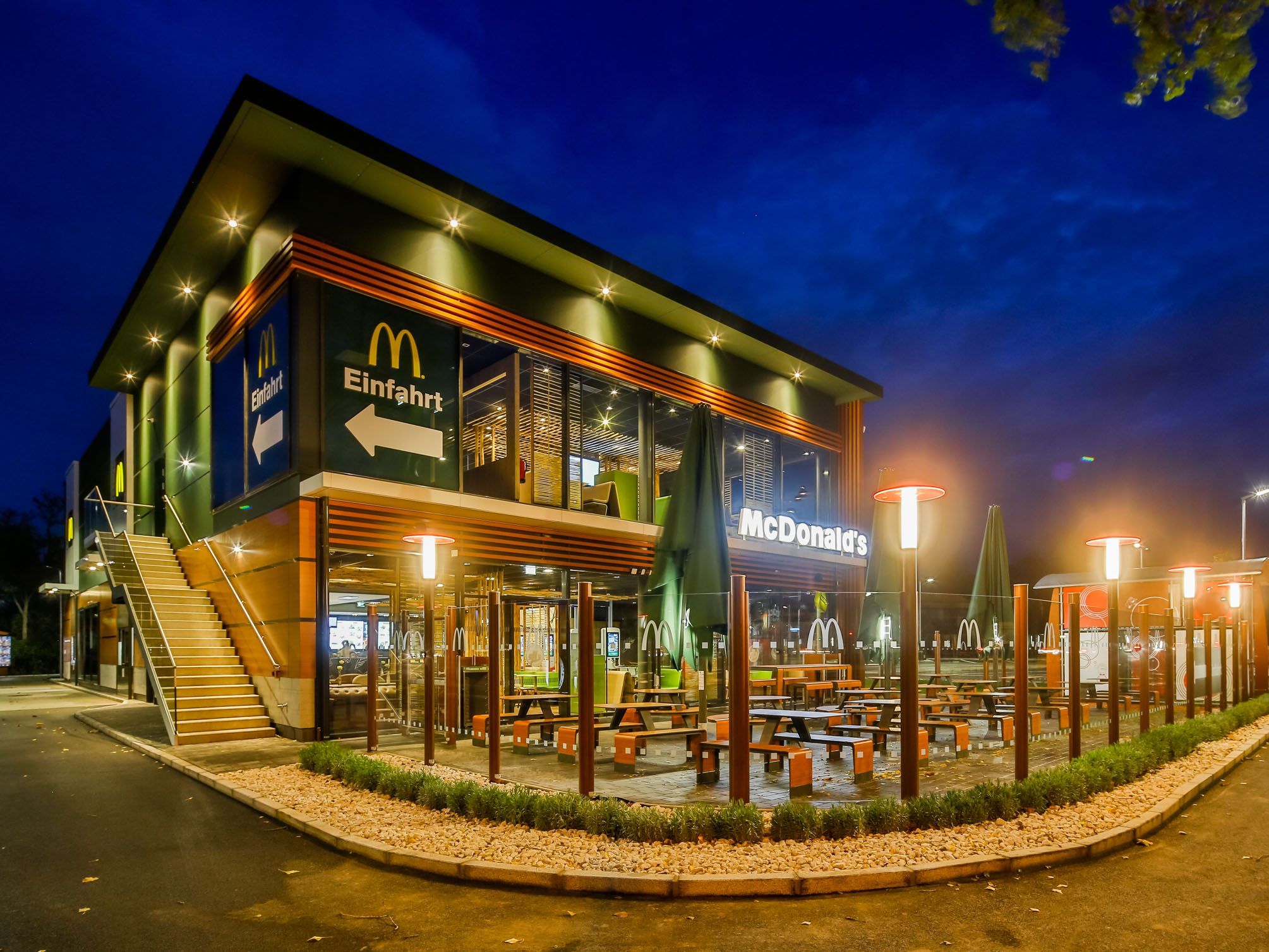 Ein neuer McDonald´s eröffnet in der Seestadt Wien.