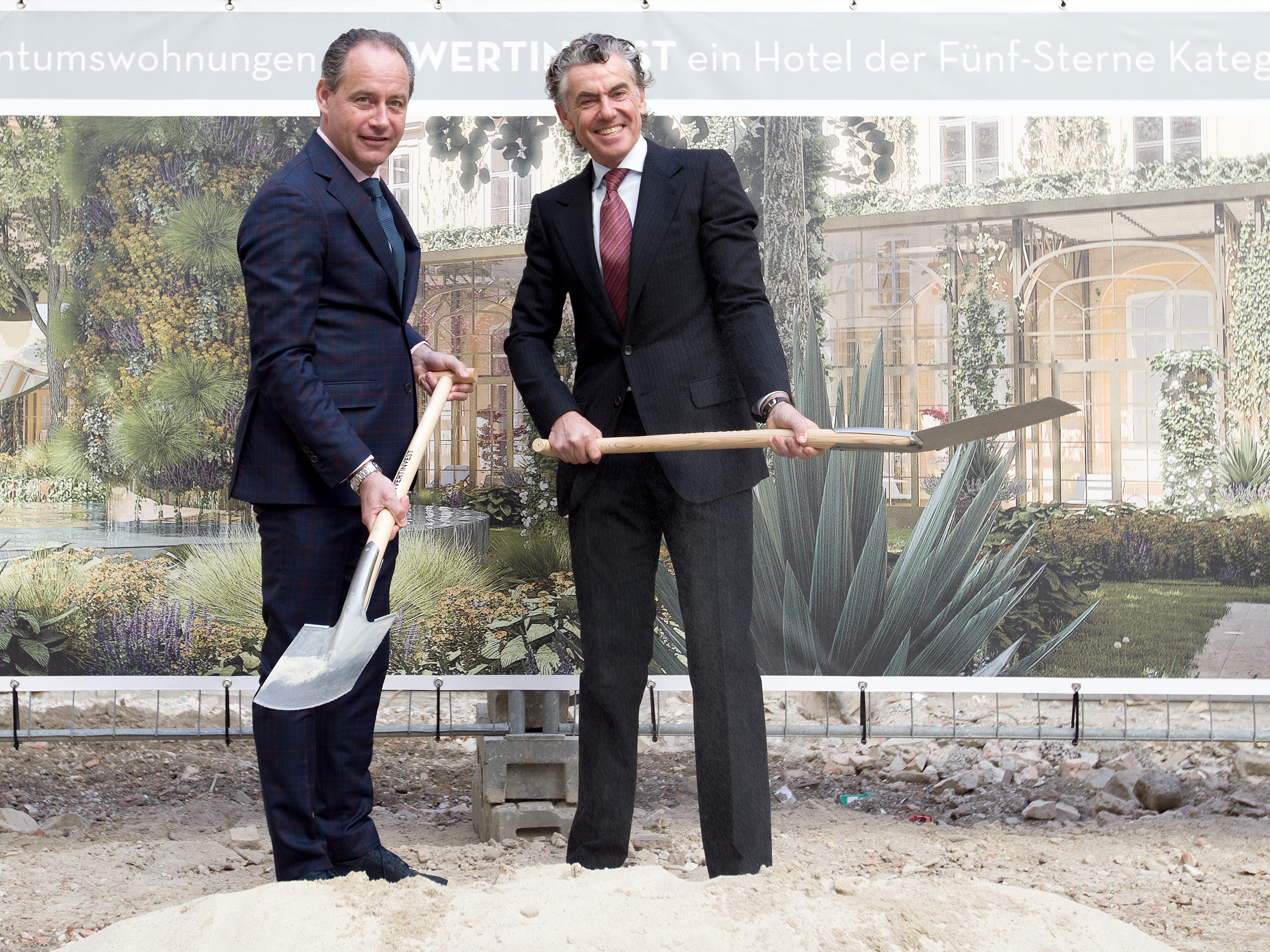 Erwin Soravia und Michael Tojner in der Alten Post. Erwin Soravia und Michael Tojner in der Alten Post.