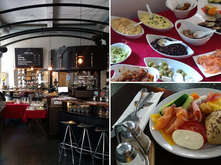 Klassischer Buffet-Brunch in der Blue Box im Test.