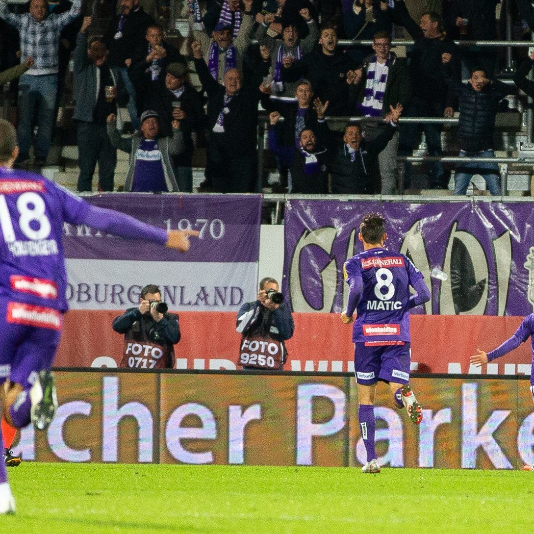 LIVE-Stream und TV-Übertragung zwischen Austria Wien und Sturm Graz.
