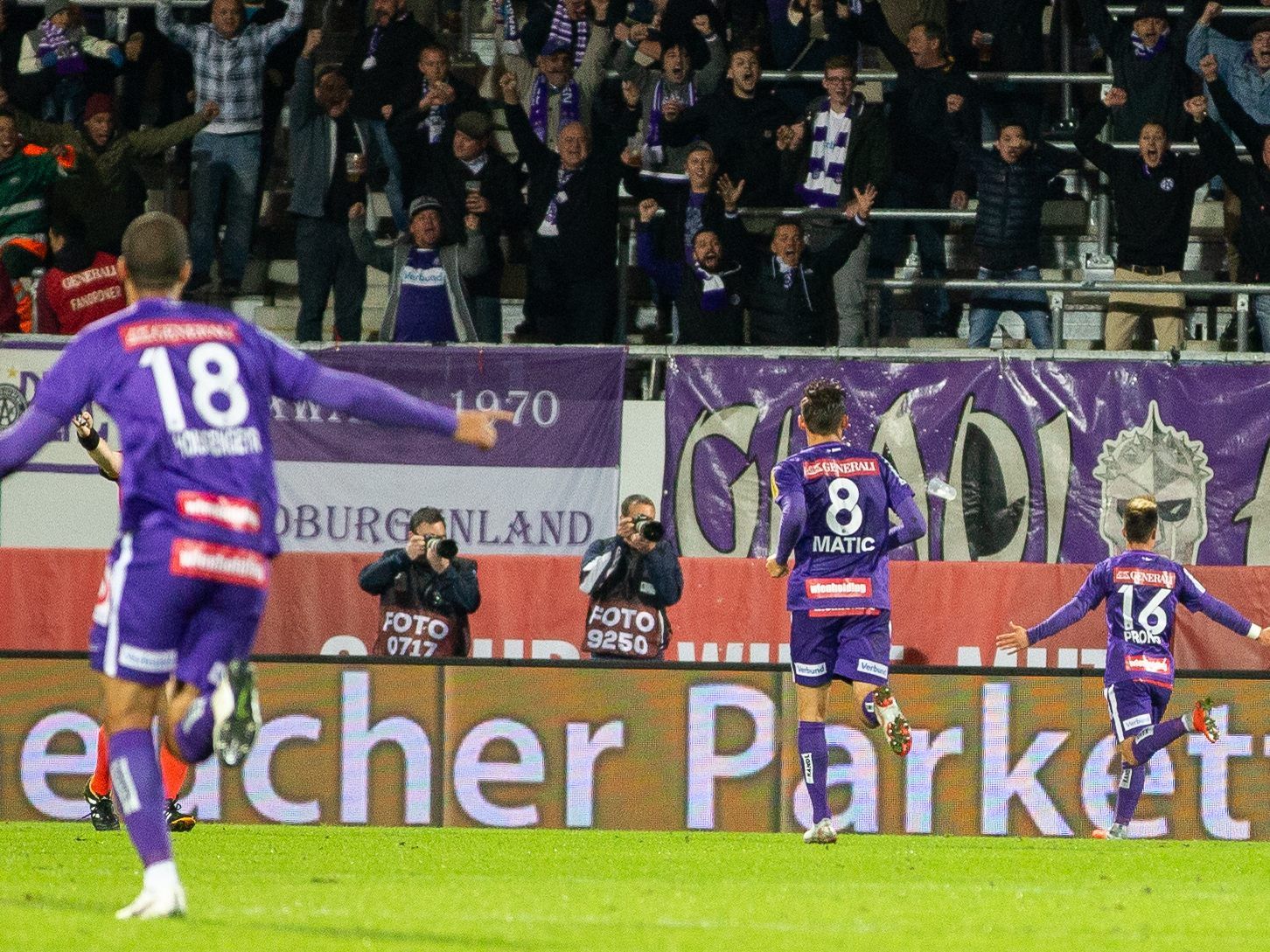 LIVE-Stream und TV-Übertragung zwischen Austria Wien und Sturm Graz.