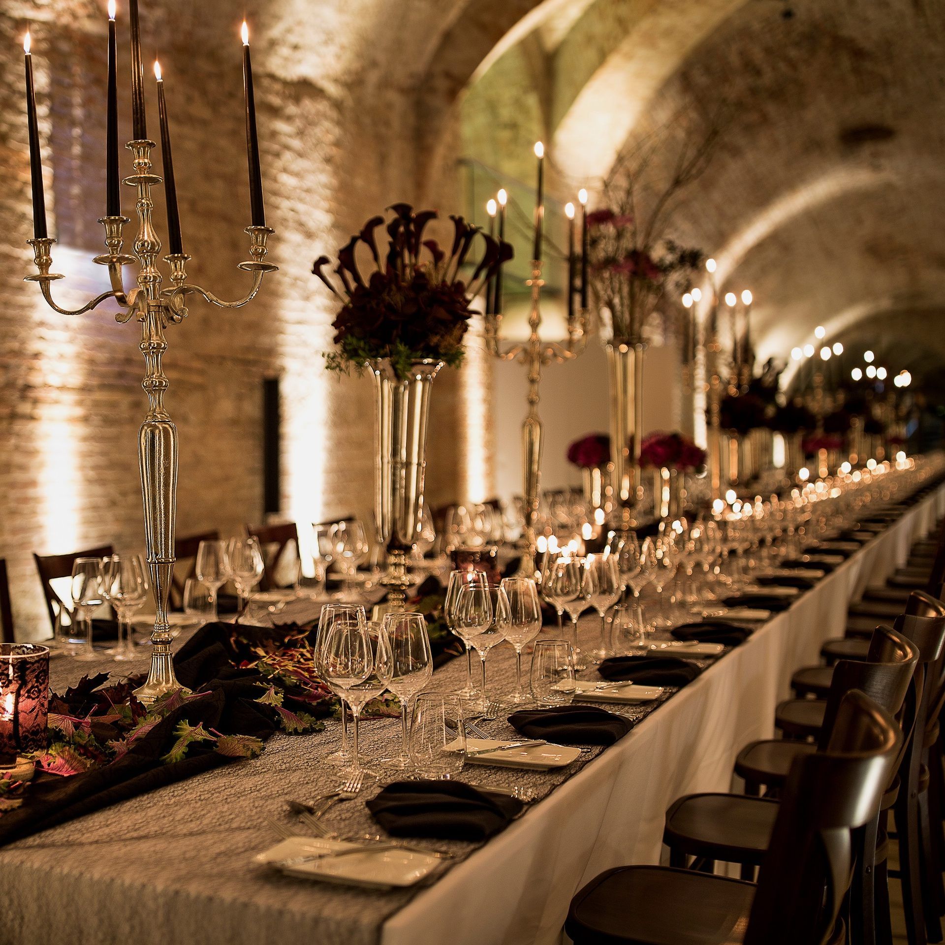 Am 31. Oktober wird im Palais Coburg bei schwarzem Kerzenschein gespeist.