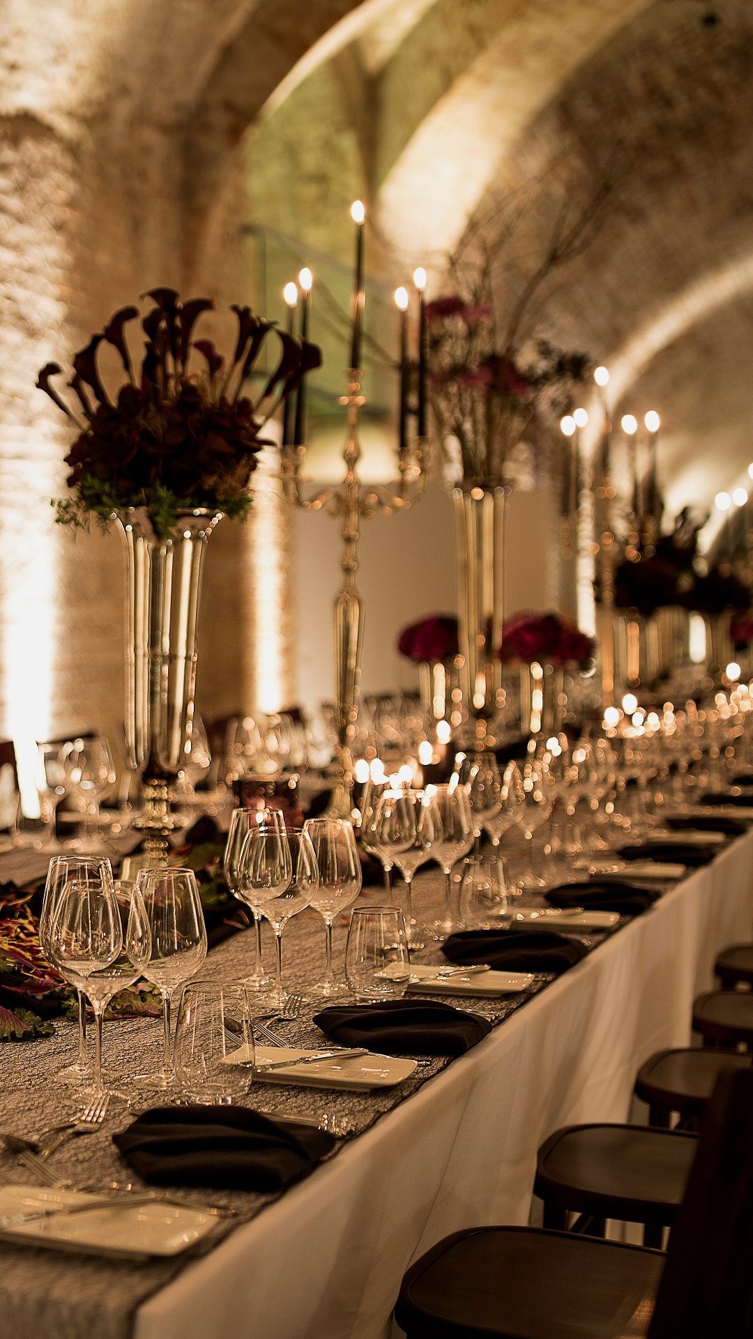 Am 31. Oktober wird im Palais Coburg bei schwarzem Kerzenschein gespeist.