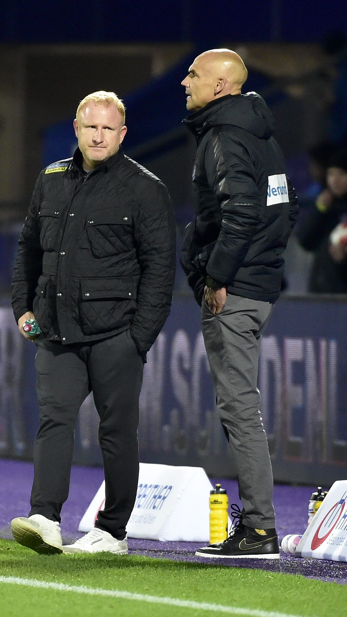 Heiko Vogel (l.) und Thomas Letsch trennten sich am Sonntag mit einem 1:1.
