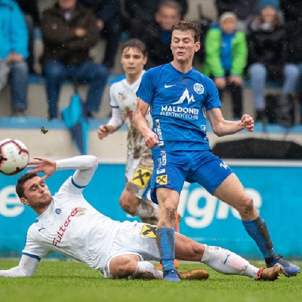 FC Lustenau baut mit Sieg in Hard die Tabellenführung aus