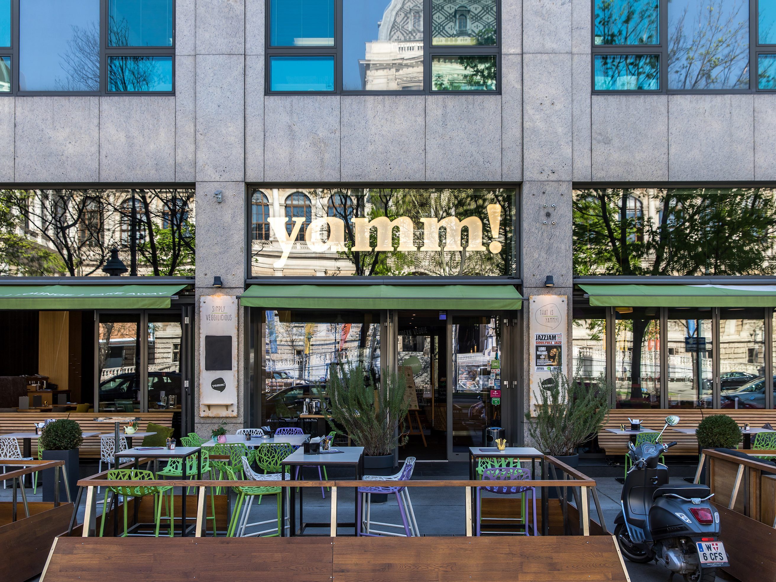 Vor dem yamm! Restaurant am Schottentor wird der "Wiener Trüffelmarkt" im November öffnen. Vor dem yamm! Restaurant am Schottentor wird der "Wiener Trüffelmarkt" im November öffnen.