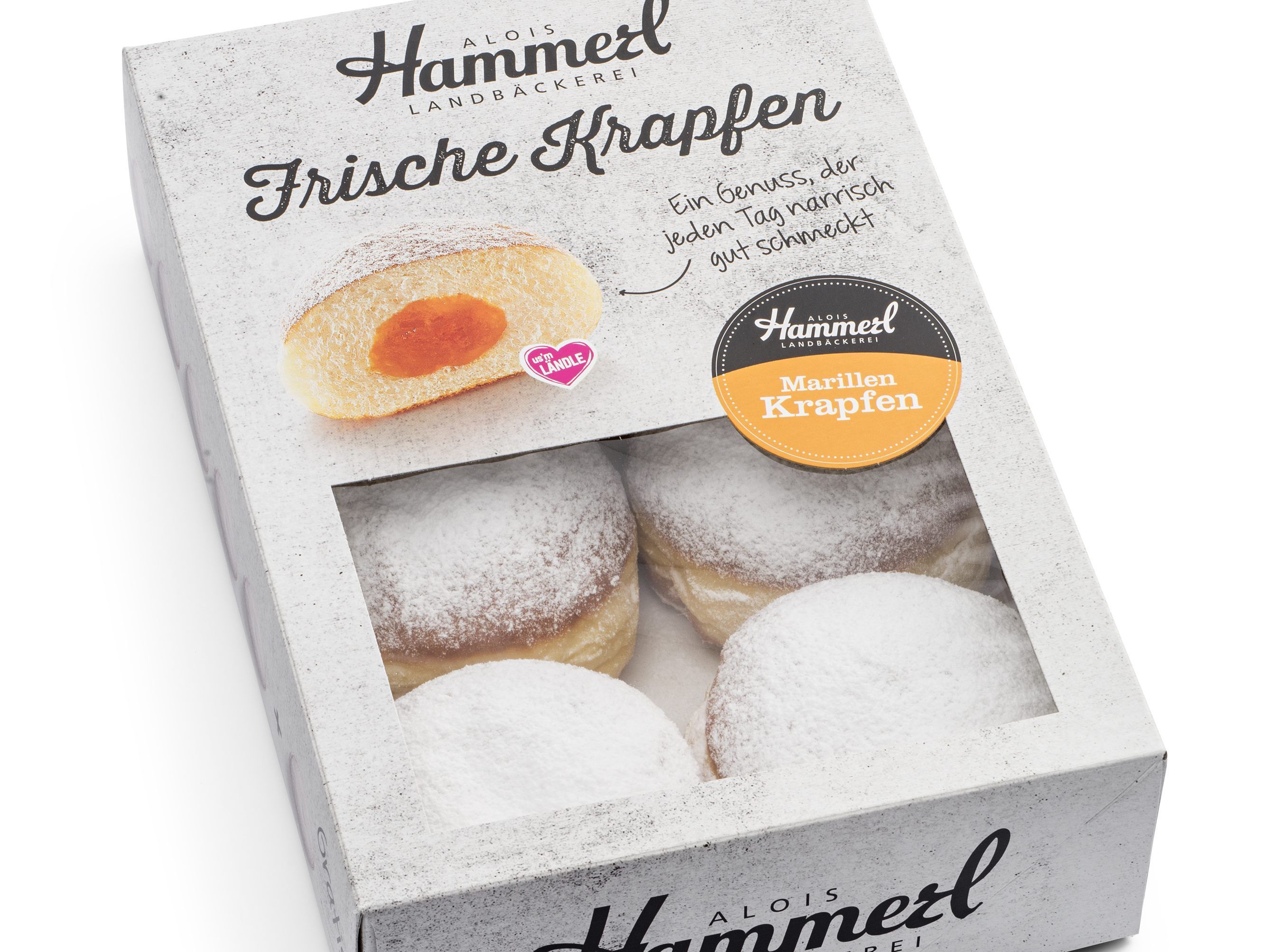 Ab sofort palmölfrei: die Krapfen der Alois Hammerl Landbäckerei