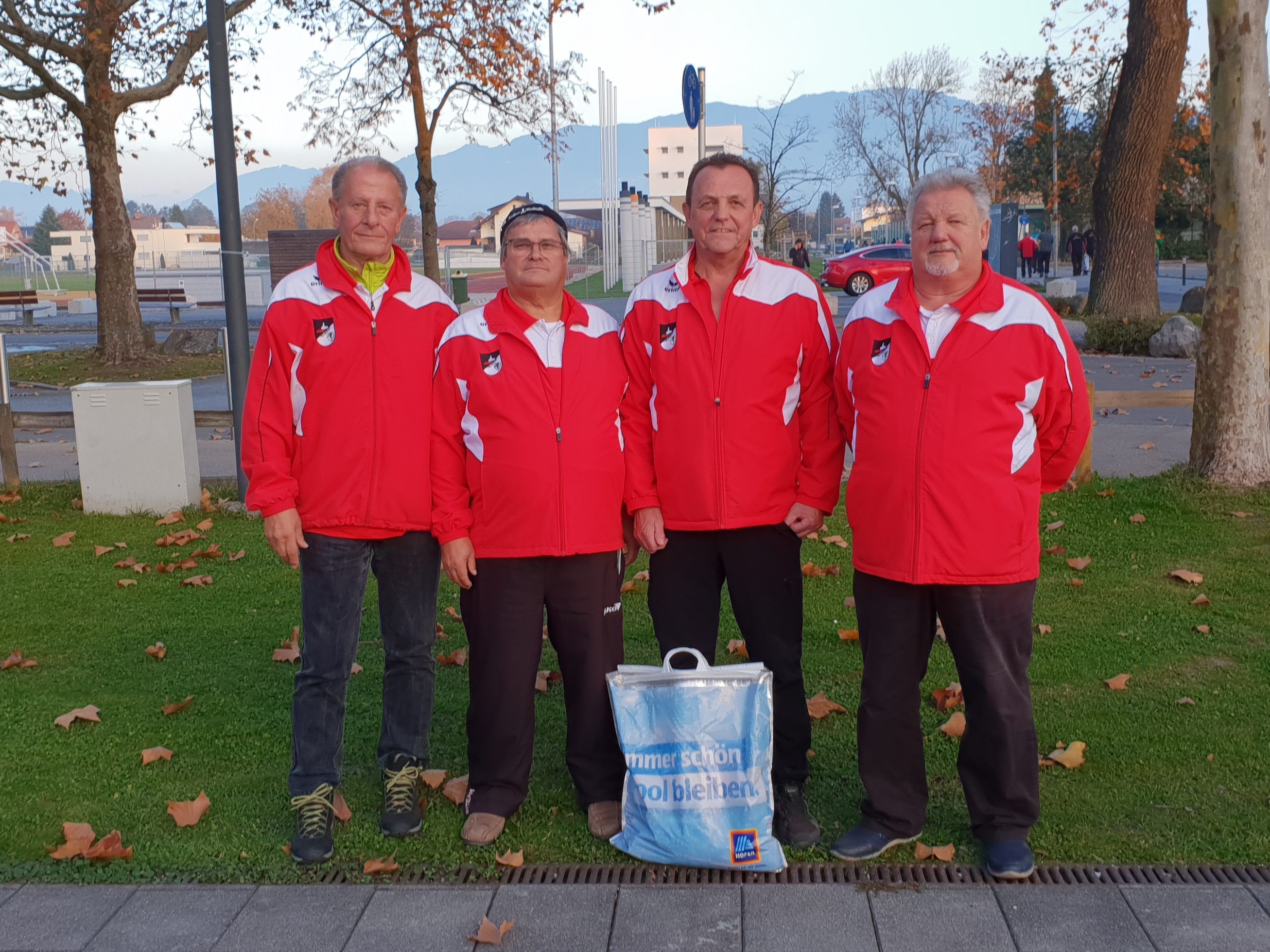 v.l.n.r.: Voltolini Arnold, Neyer Josef, Gruber Josef, Matthä Erich