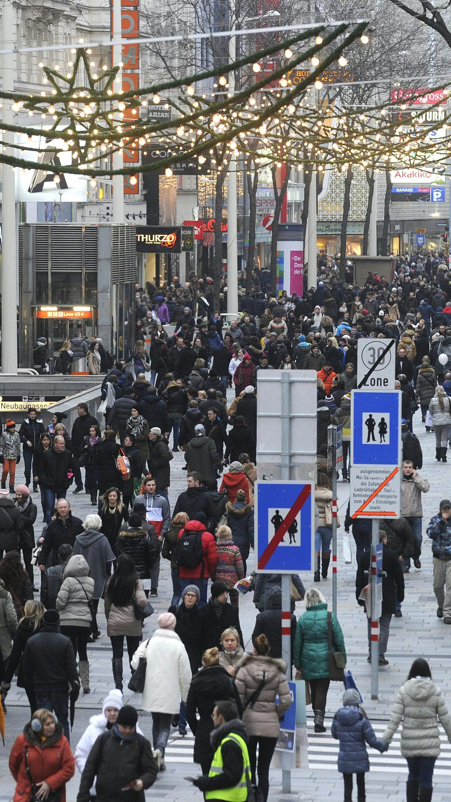 So verlief der erste Einkaufssamstag vor Weihnachten.